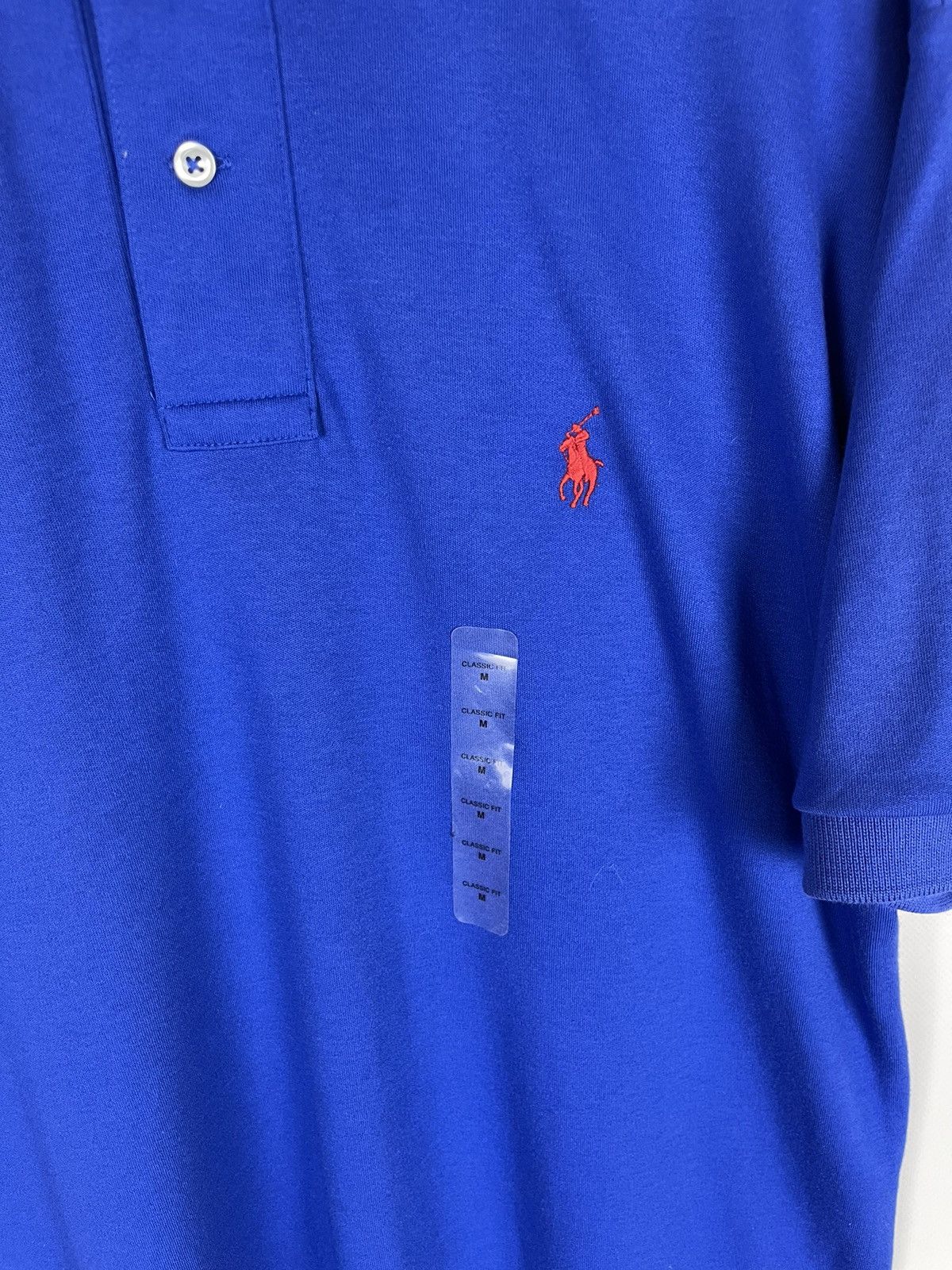 Polo Ralph Lauren Polo Ralph Lauren vintage blue small logo polo tee shirt Size US M / EU 48-50 / 2 - 6 Thumbnail