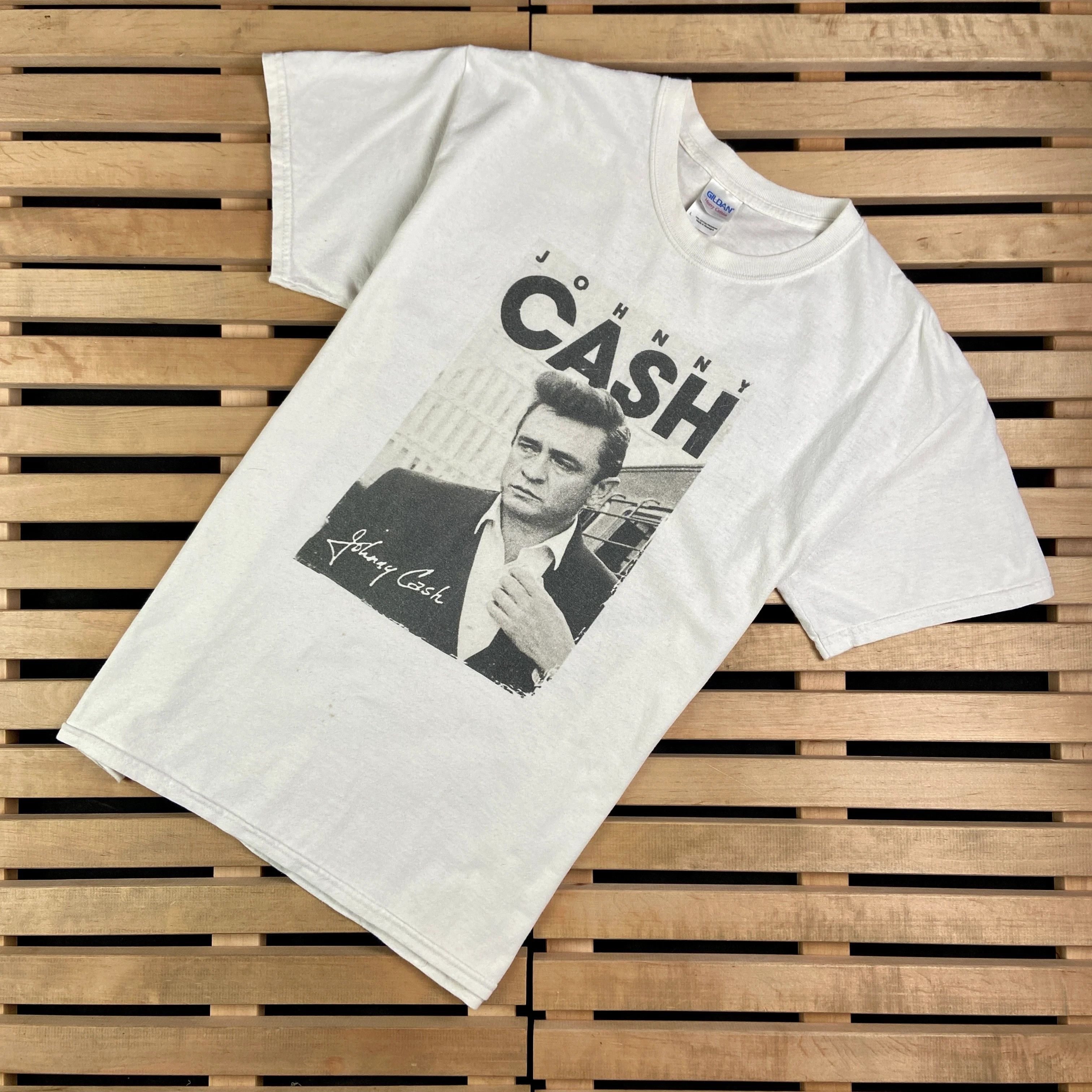 Band Tees × Vintage Mens Vintage T Shirt Johnny Cash Size L Size US L / EU 52-54 / 3 - 1 Thumbnail