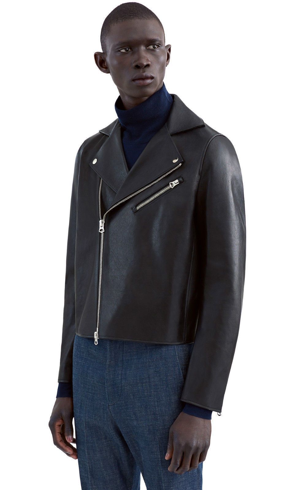 Acne Studios iconic Gibson black leather biker jacket | Grailed