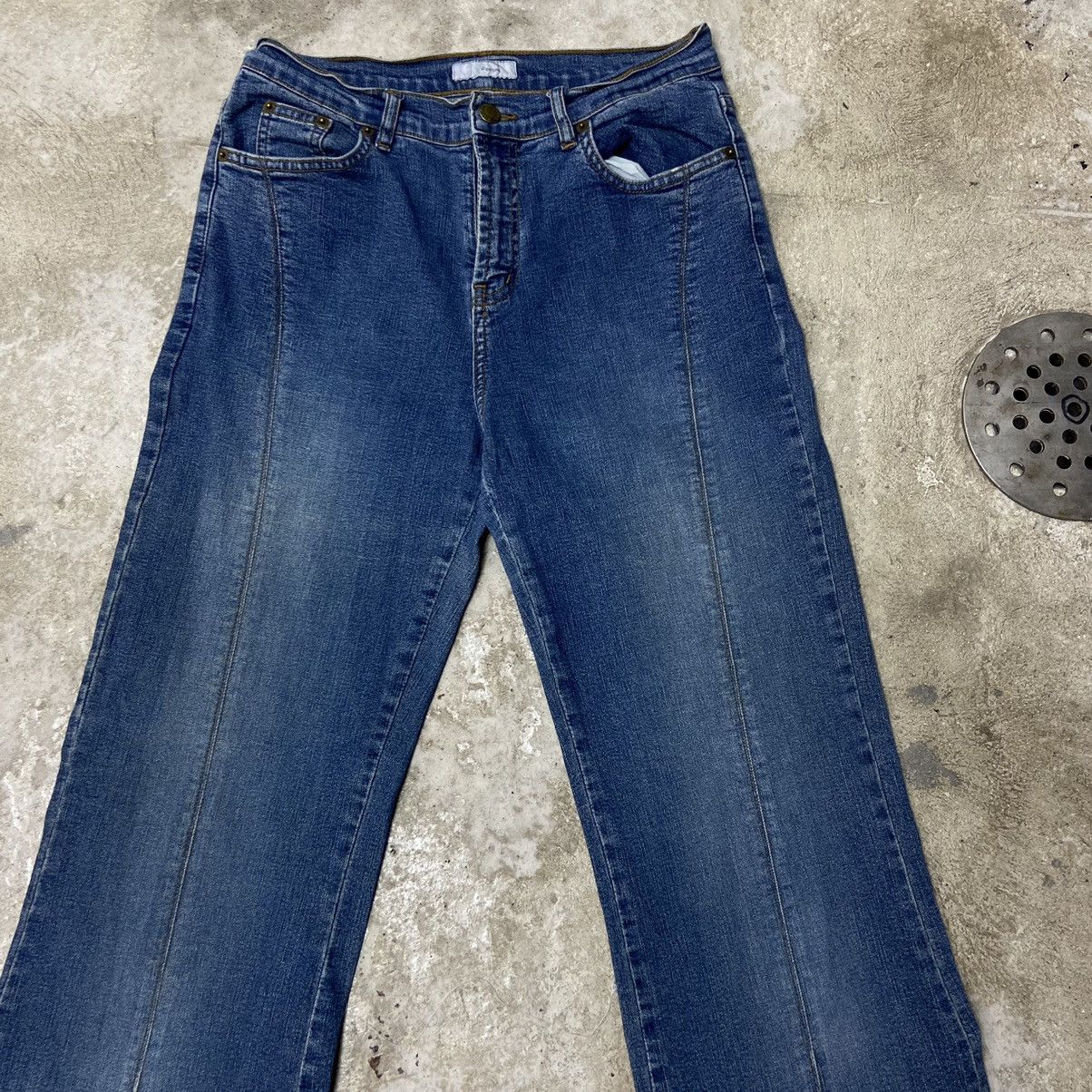 Vintage BAGGY FLARE Y2K FADED VINTAGE JEANS PANTS 2000s - № 3063 Size US 32 / EU 48 - 2 Thumbnail