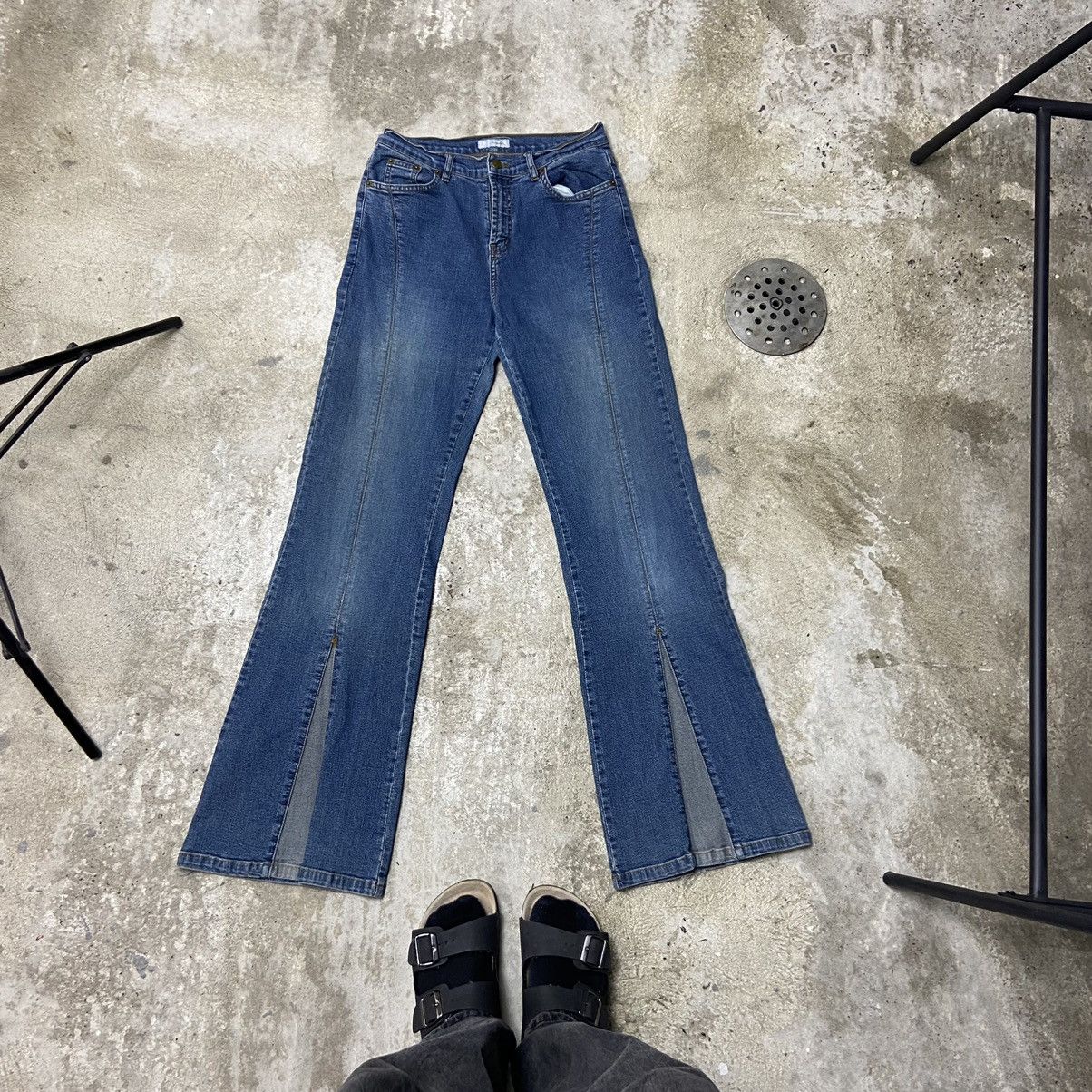 Vintage BAGGY FLARE Y2K FADED VINTAGE JEANS PANTS 2000s - № 3063 Size US 32 / EU 48 - 1 Thumbnail