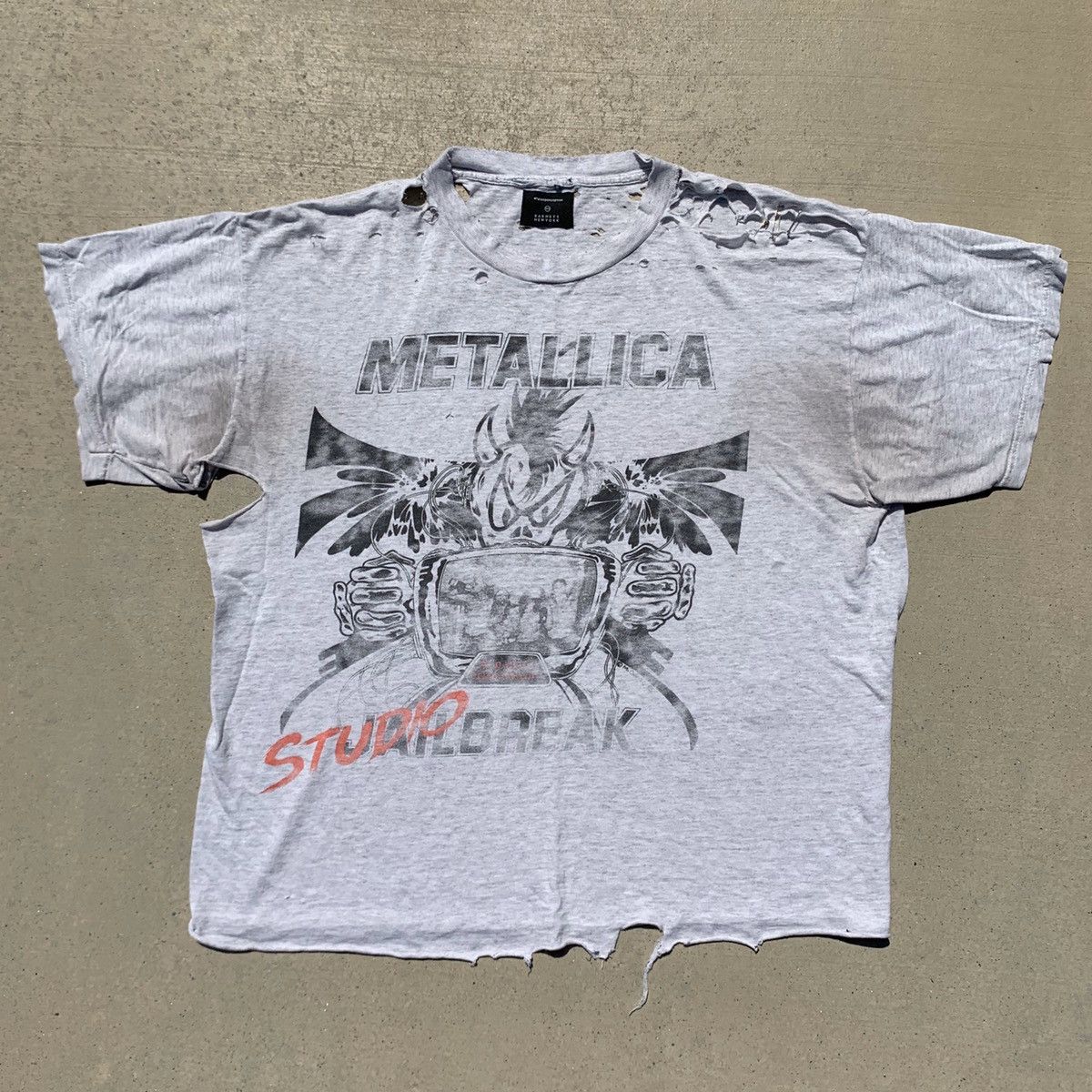 Band Tees × Metallica × Vintage FALSE PERCEPTION X BARNEYS NEW YORK ...