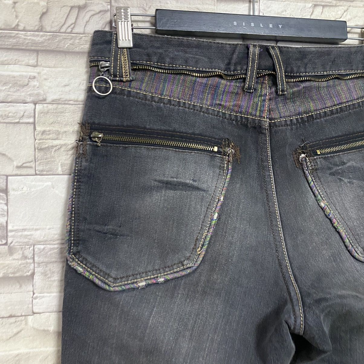 Japanese Brand Japanese brand GUMU Rainbow Denim Jeans Zipper Size US 32 / EU 48 - 13 Thumbnail