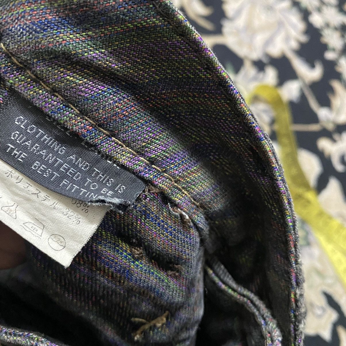 Japanese Brand Japanese brand GUMU Rainbow Denim Jeans Zipper Size US 32 / EU 48 - 17 Thumbnail