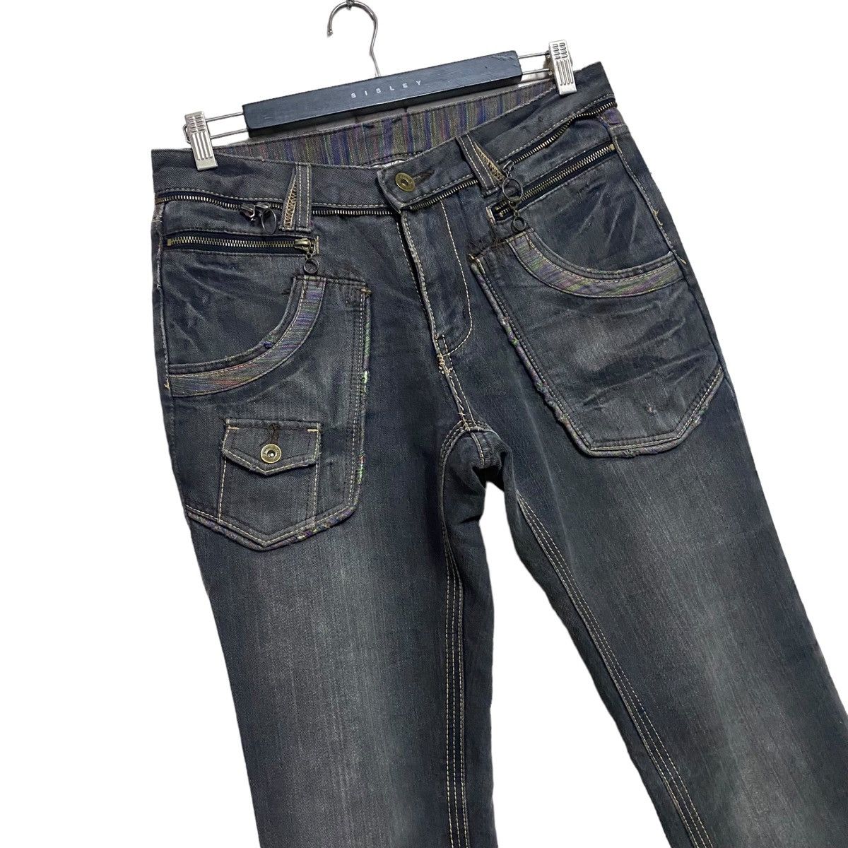 Japanese Brand Japanese brand GUMU Rainbow Denim Jeans Zipper Size US 32 / EU 48 - 1 Thumbnail