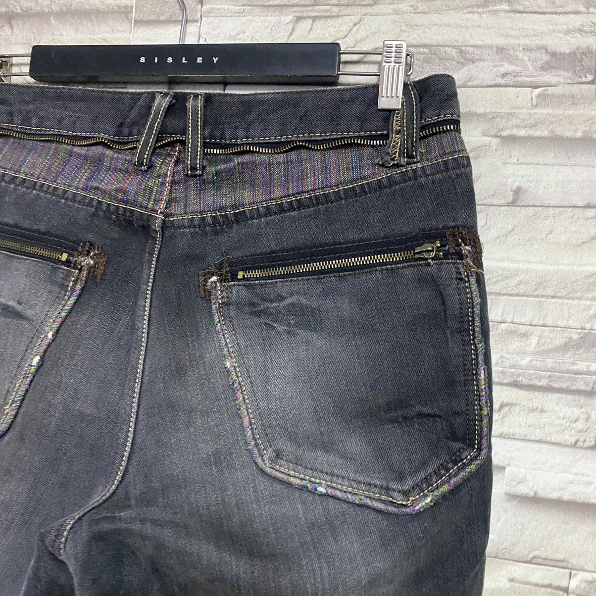 Japanese Brand Japanese brand GUMU Rainbow Denim Jeans Zipper Size US 32 / EU 48 - 14 Thumbnail