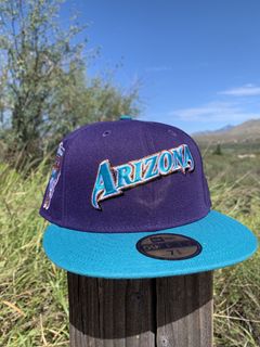 New Era Fitted Hat 7 1/4 MLB Club Arizona Diamondbacks Exclusive Script  Grail