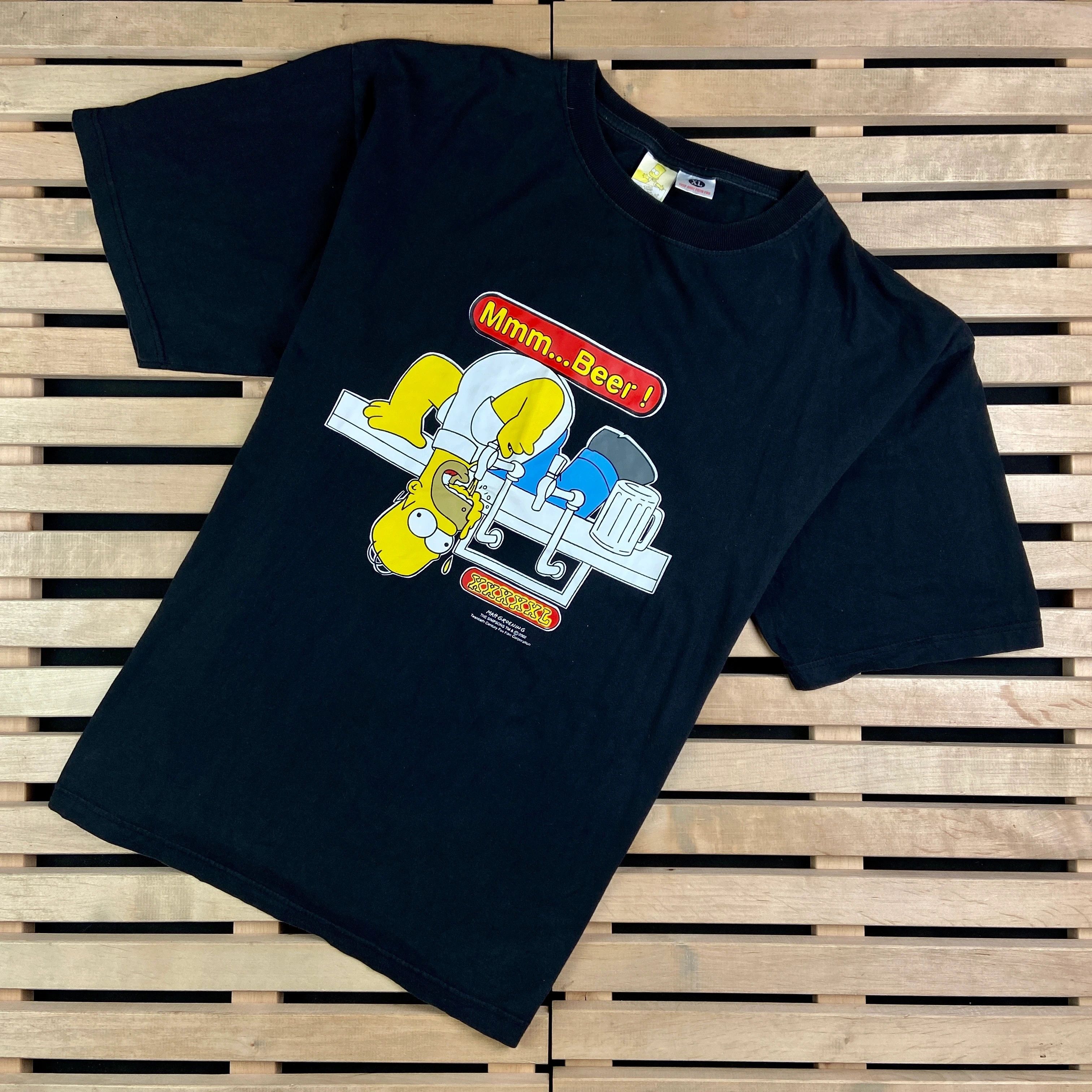 The Simpsons × Vintage Mens Vintage The Simpsons Mmm Bear 2002 Fox Film Size XL Size US XL / EU 56 / 4 - 1 Thumbnail