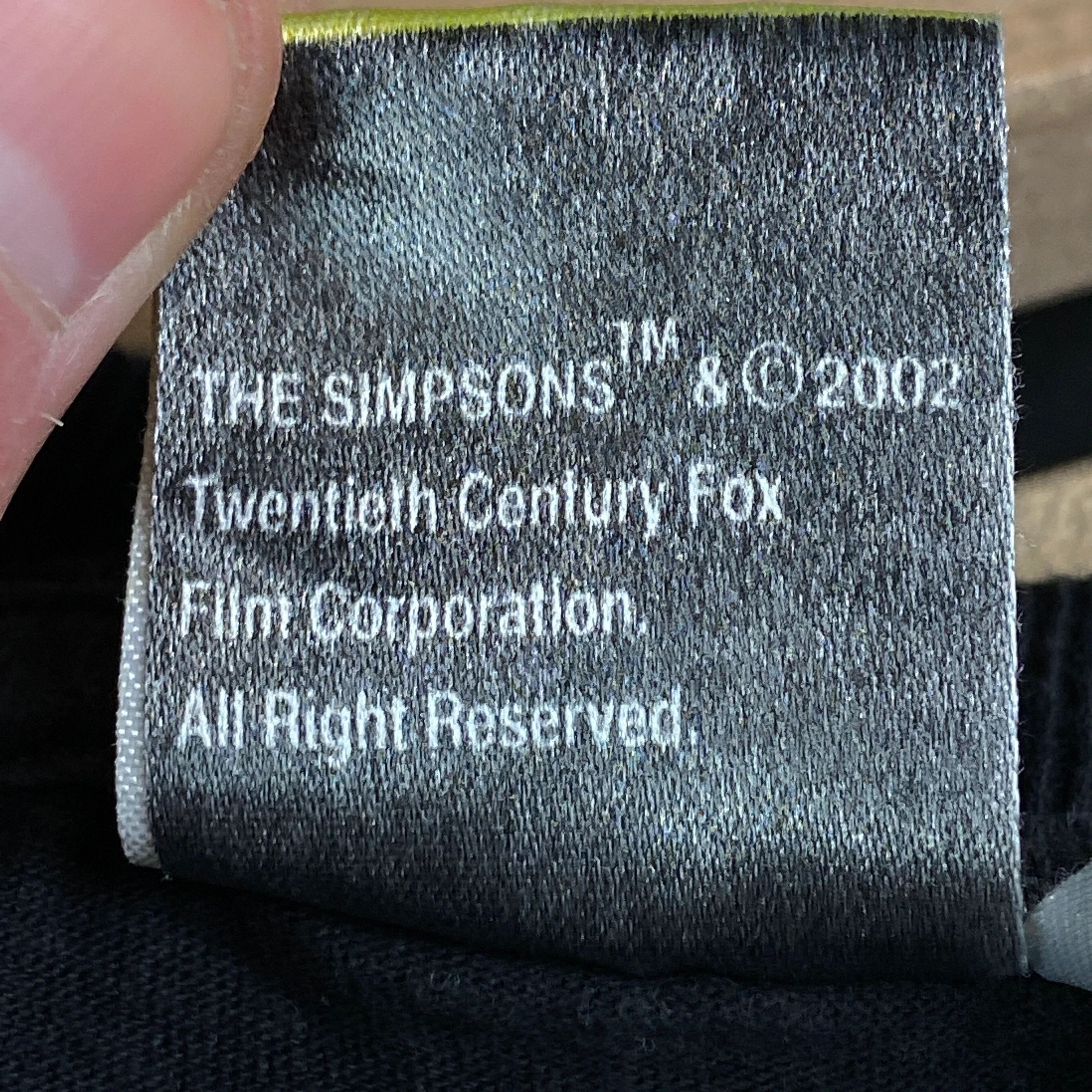 The Simpsons × Vintage Mens Vintage The Simpsons Mmm Bear 2002 Fox Film Size XL Size US XL / EU 56 / 4 - 6 Thumbnail