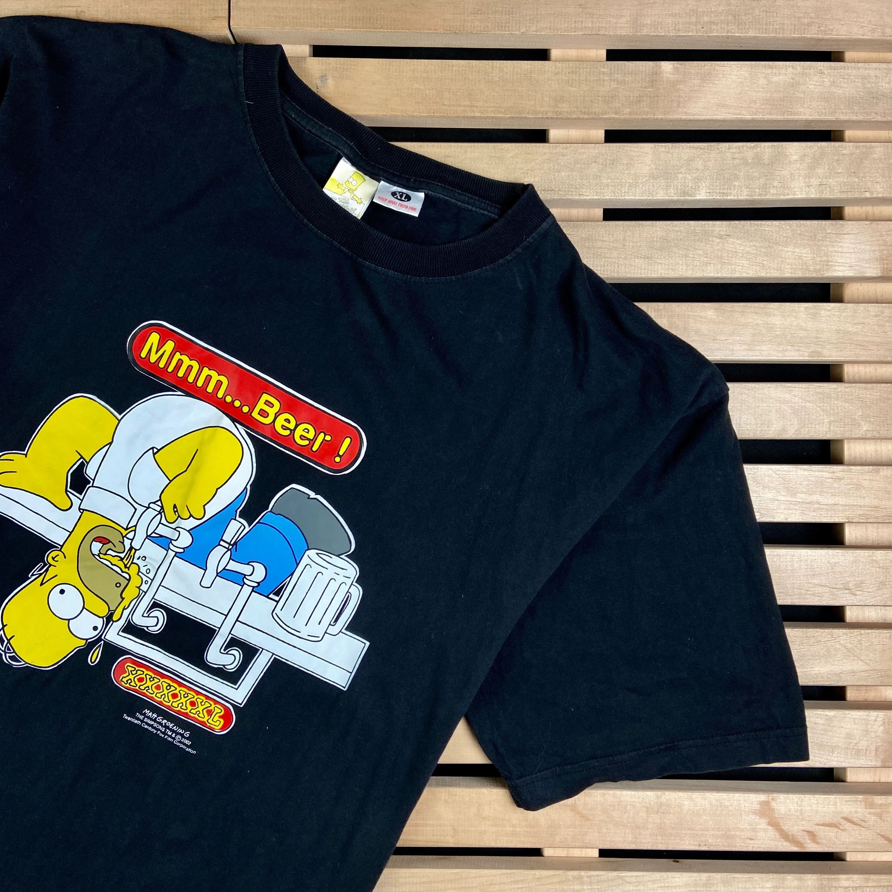 The Simpsons × Vintage Mens Vintage The Simpsons Mmm Bear 2002 Fox Film Size XL Size US XL / EU 56 / 4 - 2 Thumbnail