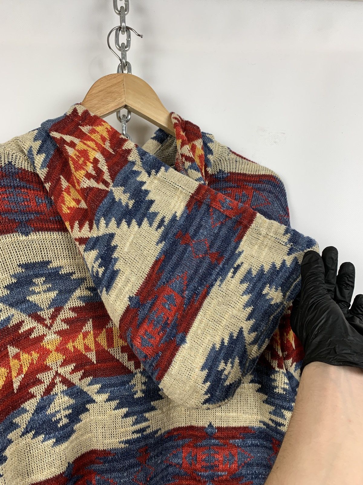 Denim & Supply Ralph Lauren Denim&Supply Ralph Lauren Aztec Navajo Knit Hoodie Size US S / EU 44-46 / 1 - 17 Thumbnail