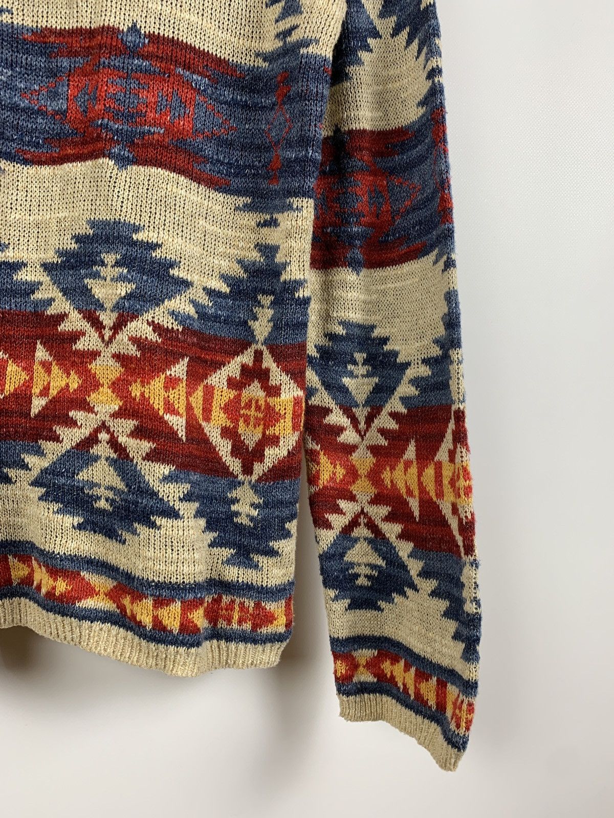 Denim & Supply Ralph Lauren Denim&Supply Ralph Lauren Aztec Navajo Knit Hoodie Size US S / EU 44-46 / 1 - 15 Thumbnail