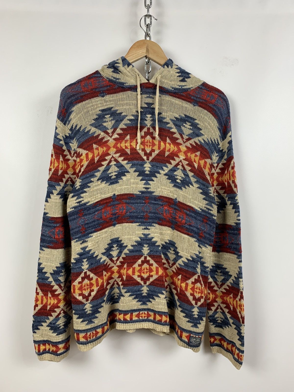 Denim & Supply Ralph Lauren Denim&Supply Ralph Lauren Aztec Navajo Knit Hoodie Size US S / EU 44-46 / 1 - 1 Thumbnail