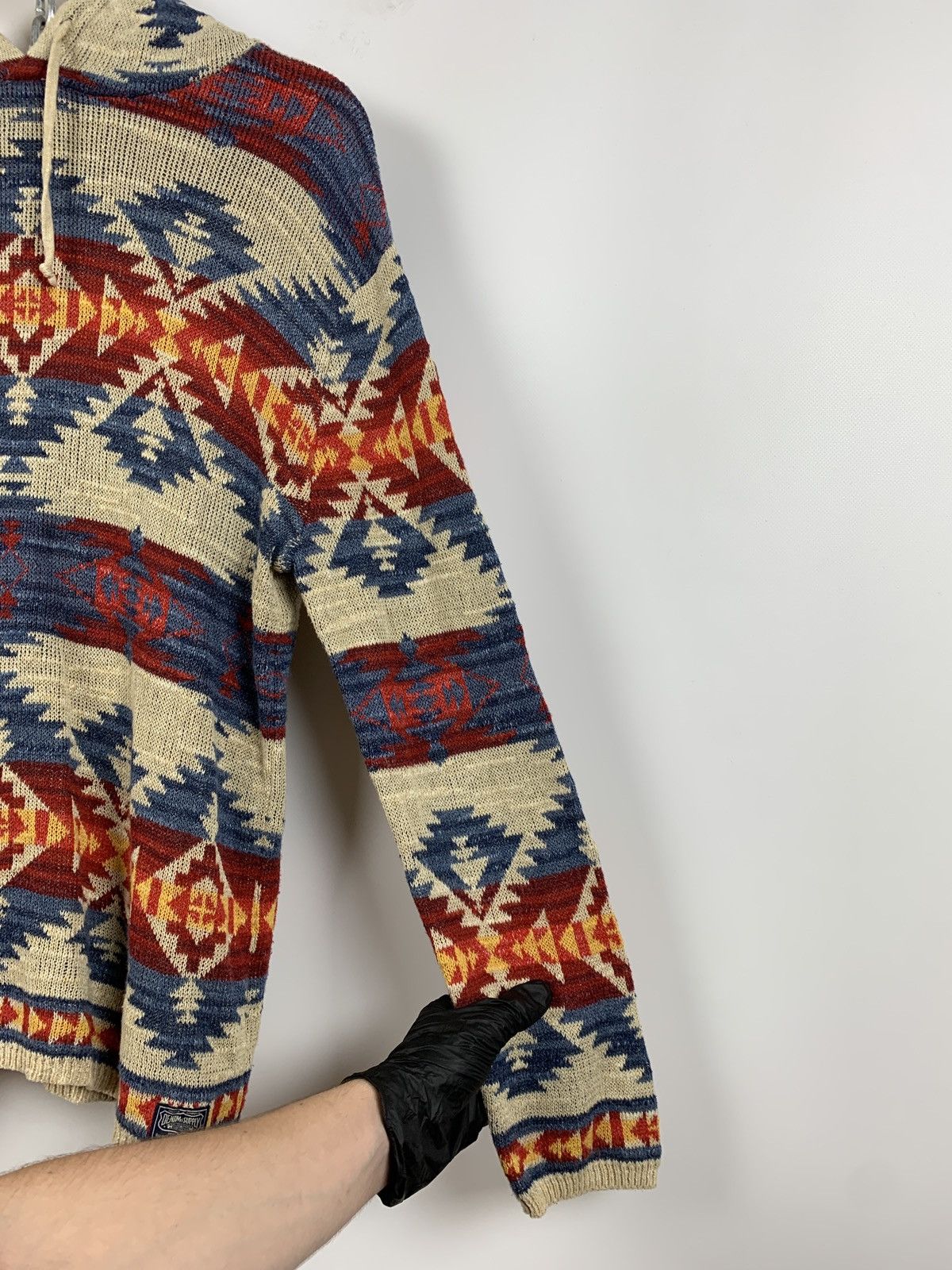 Denim & Supply Ralph Lauren Denim&Supply Ralph Lauren Aztec Navajo Knit Hoodie Size US S / EU 44-46 / 1 - 7 Thumbnail