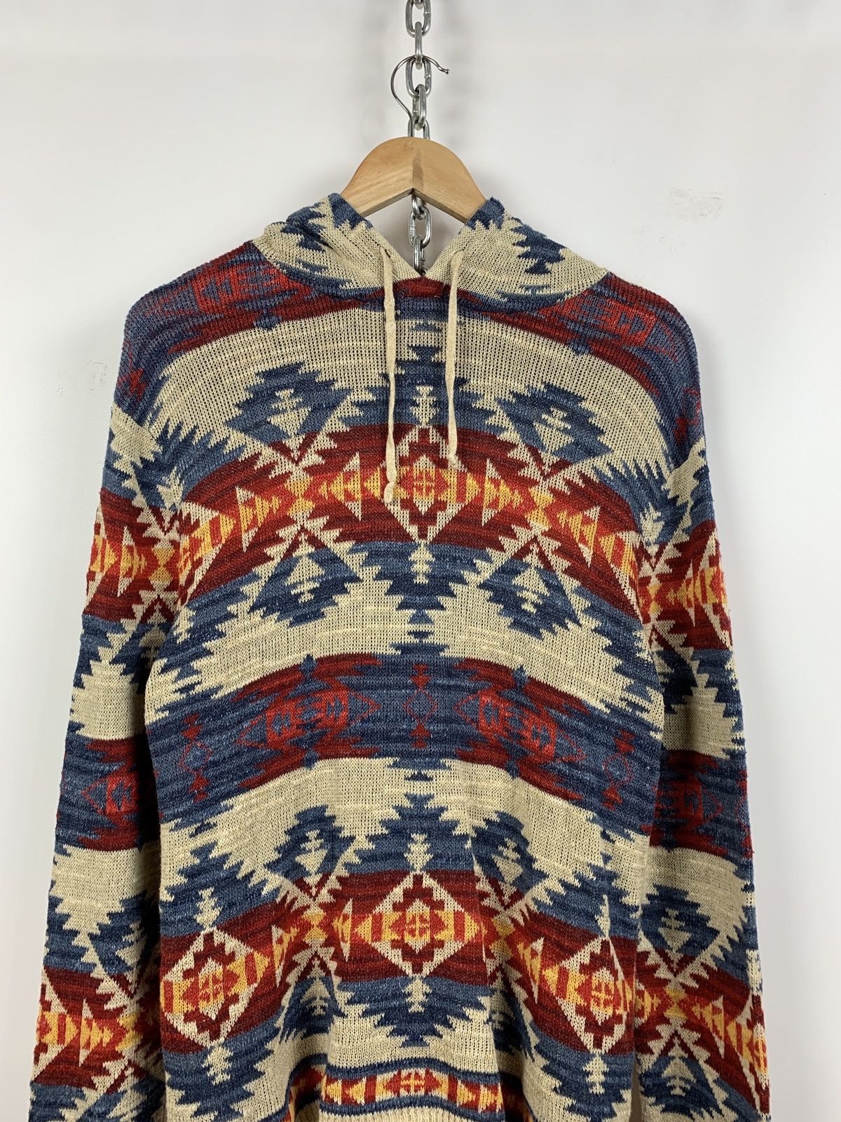 Denim & Supply Ralph Lauren Denim&Supply Ralph Lauren Aztec Navajo Knit Hoodie Size US S / EU 44-46 / 1 - 3 Thumbnail