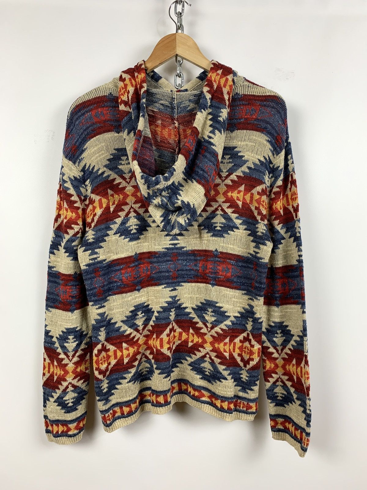 Denim & Supply Ralph Lauren Denim&Supply Ralph Lauren Aztec Navajo Knit Hoodie Size US S / EU 44-46 / 1 - 2 Thumbnail