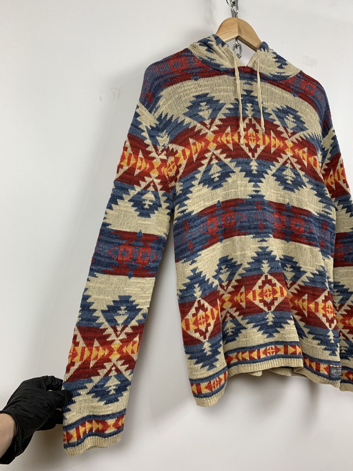 Denim & Supply Ralph Lauren Denim&Supply Ralph Lauren Aztec Navajo Knit Hoodie Size US S / EU 44-46 / 1 - 6 Thumbnail