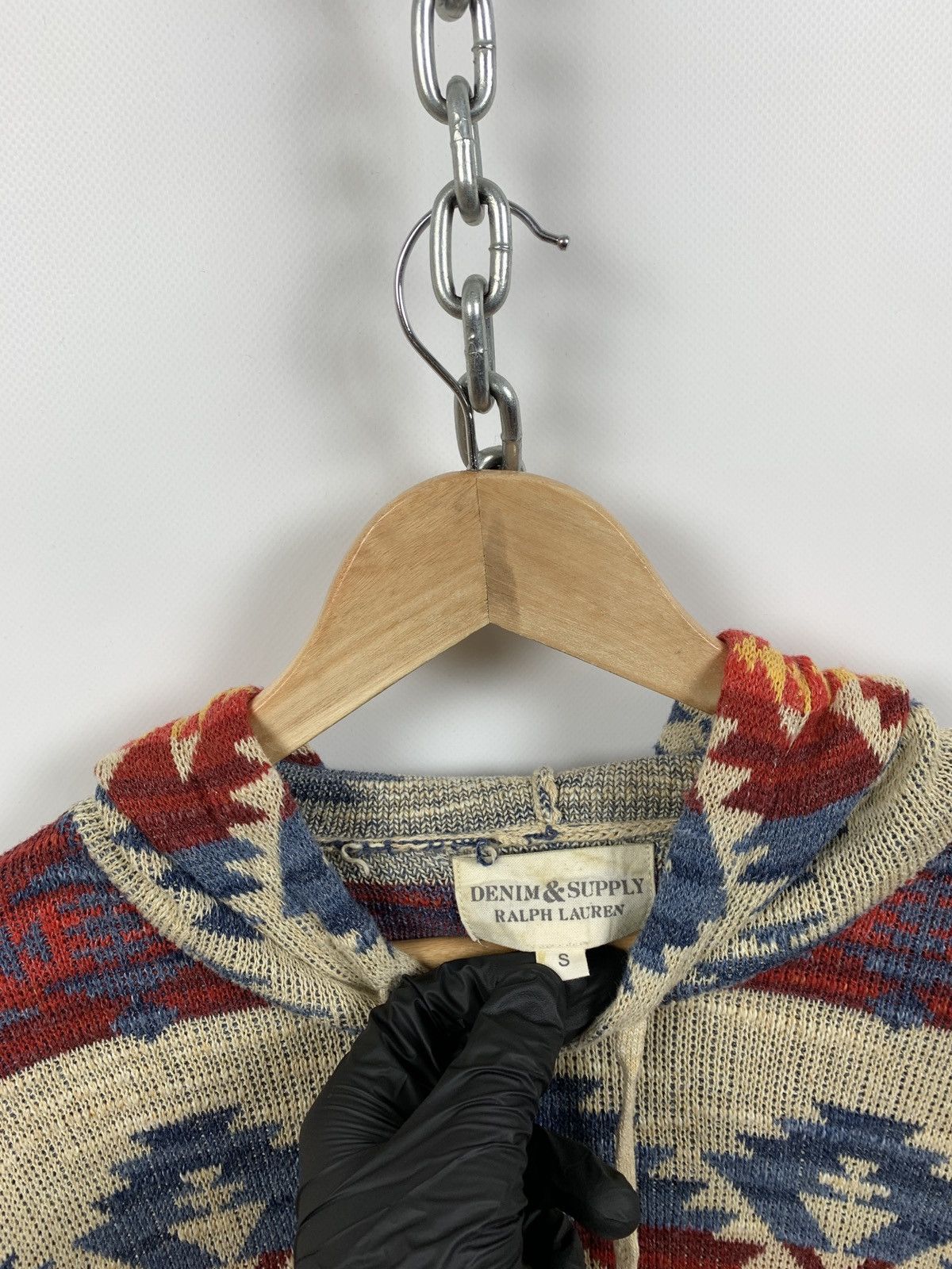 Denim & Supply Ralph Lauren Denim&Supply Ralph Lauren Aztec Navajo Knit Hoodie Size US S / EU 44-46 / 1 - 18 Thumbnail