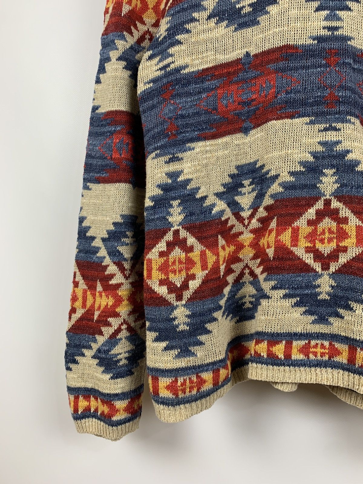 Denim & Supply Ralph Lauren Denim&Supply Ralph Lauren Aztec Navajo Knit Hoodie Size US S / EU 44-46 / 1 - 9 Thumbnail