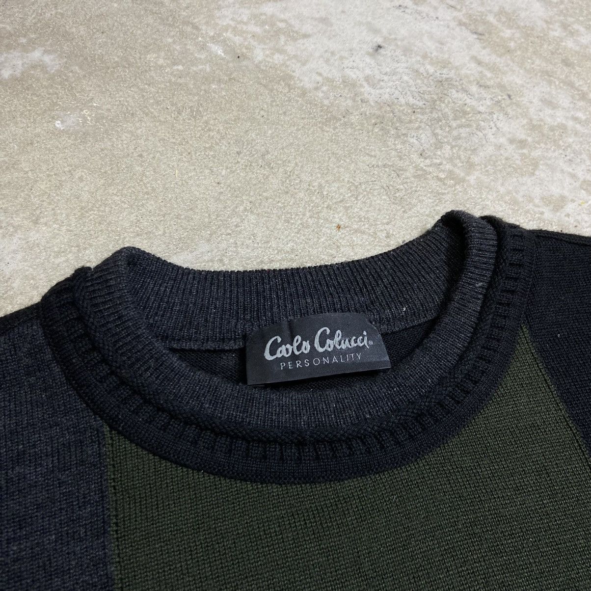 Carlo Colucci 1980s CARLO COLUCCI ARCHIVE RARE KNITTED SWEATER - № 1043 Size US XL / EU 56 / 4 - 4 Thumbnail