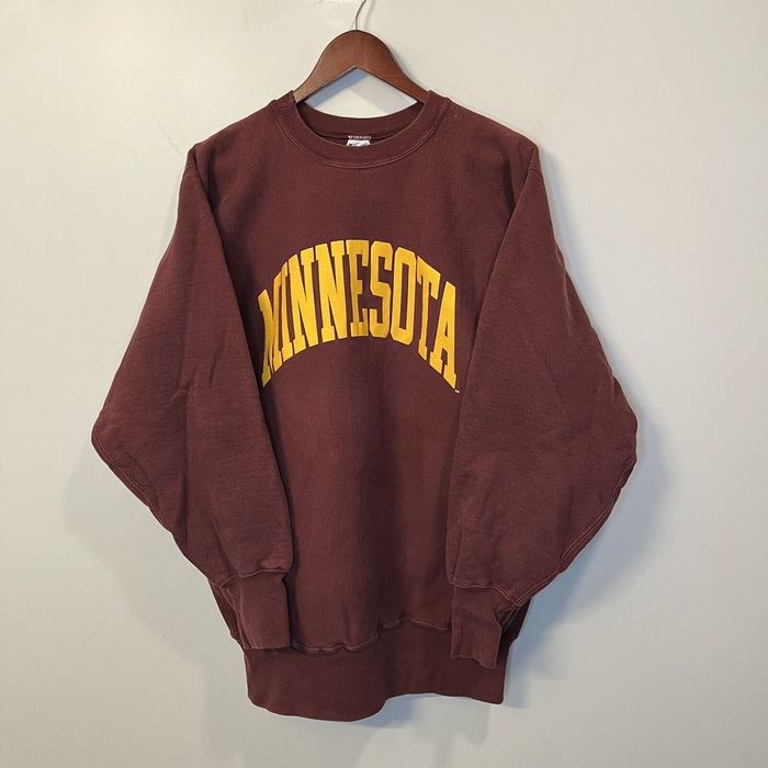 Vintage VTG 90s Champion Reverse Weave Sweatshirt Minnesota | Grailed