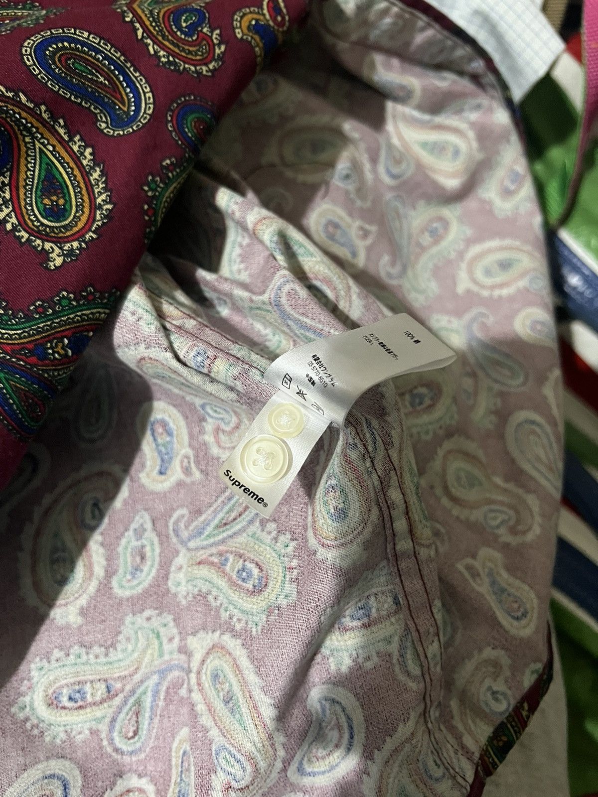 Supreme Supreme Paisley Shirt Size US XL / EU 56 / 4 - 7 Thumbnail