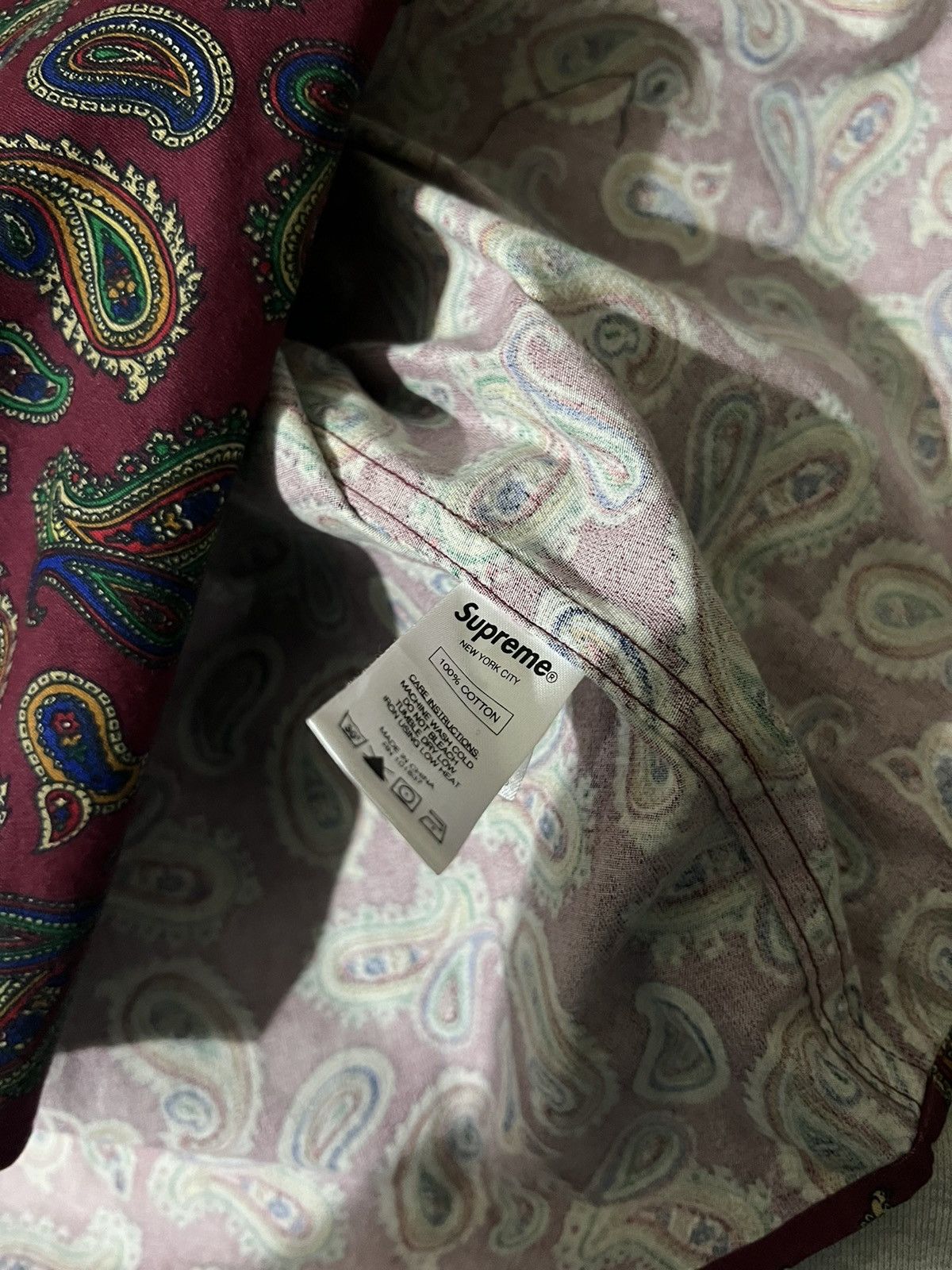 Supreme Supreme Paisley Shirt Size US XL / EU 56 / 4 - 6 Thumbnail