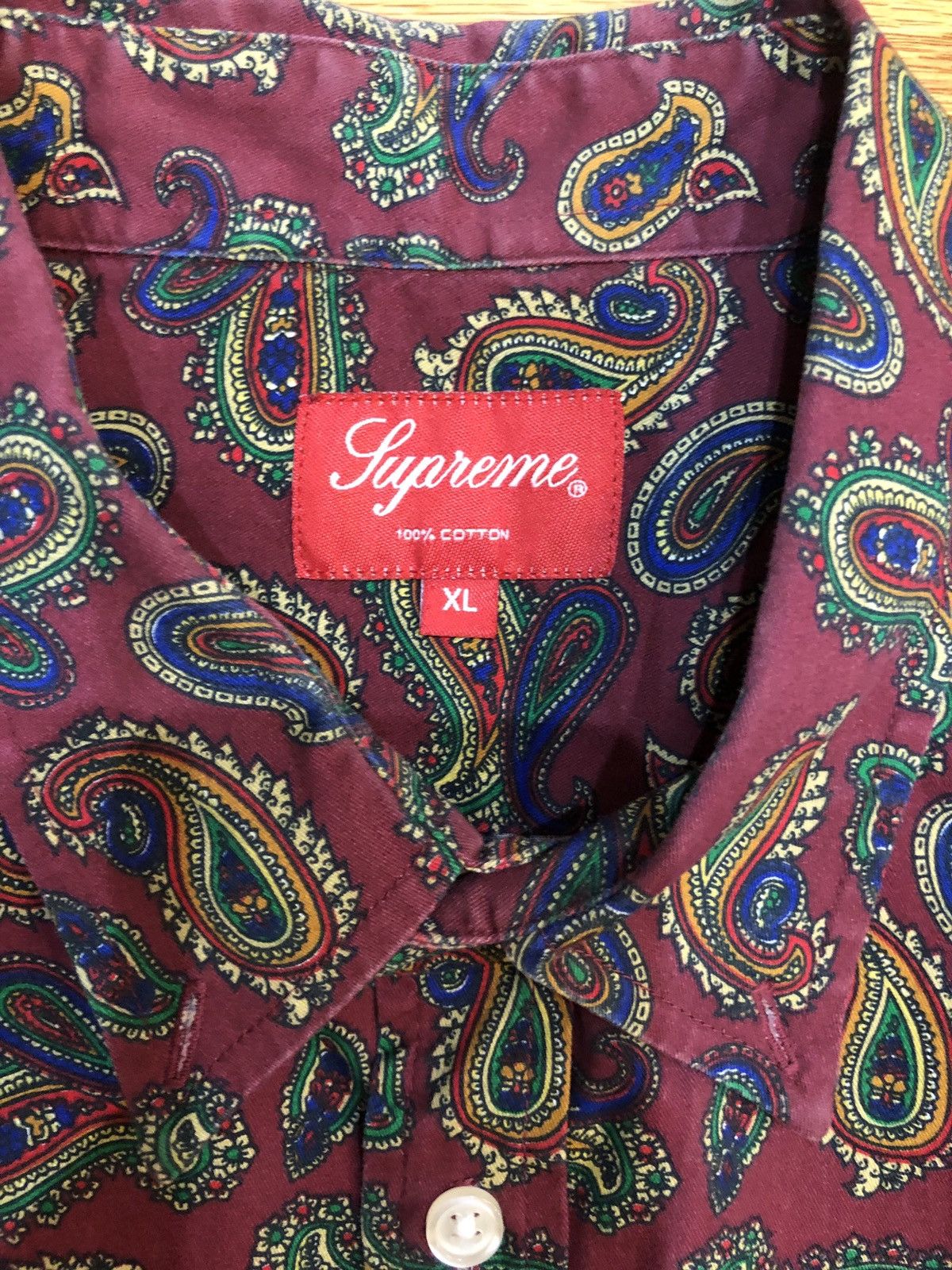 Supreme Supreme Paisley Shirt Size US XL / EU 56 / 4 - 4 Thumbnail