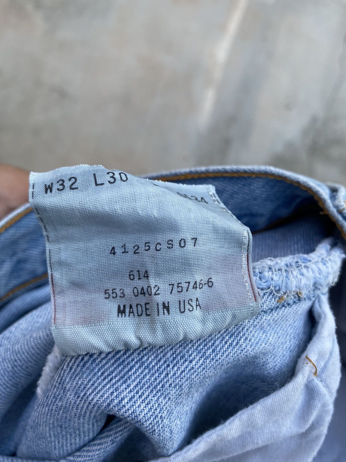Levi's × Vintage Vintage 90’s Levi’s 501 Buttonfly Pants Size US 30 / EU 46 - 2 Thumbnail