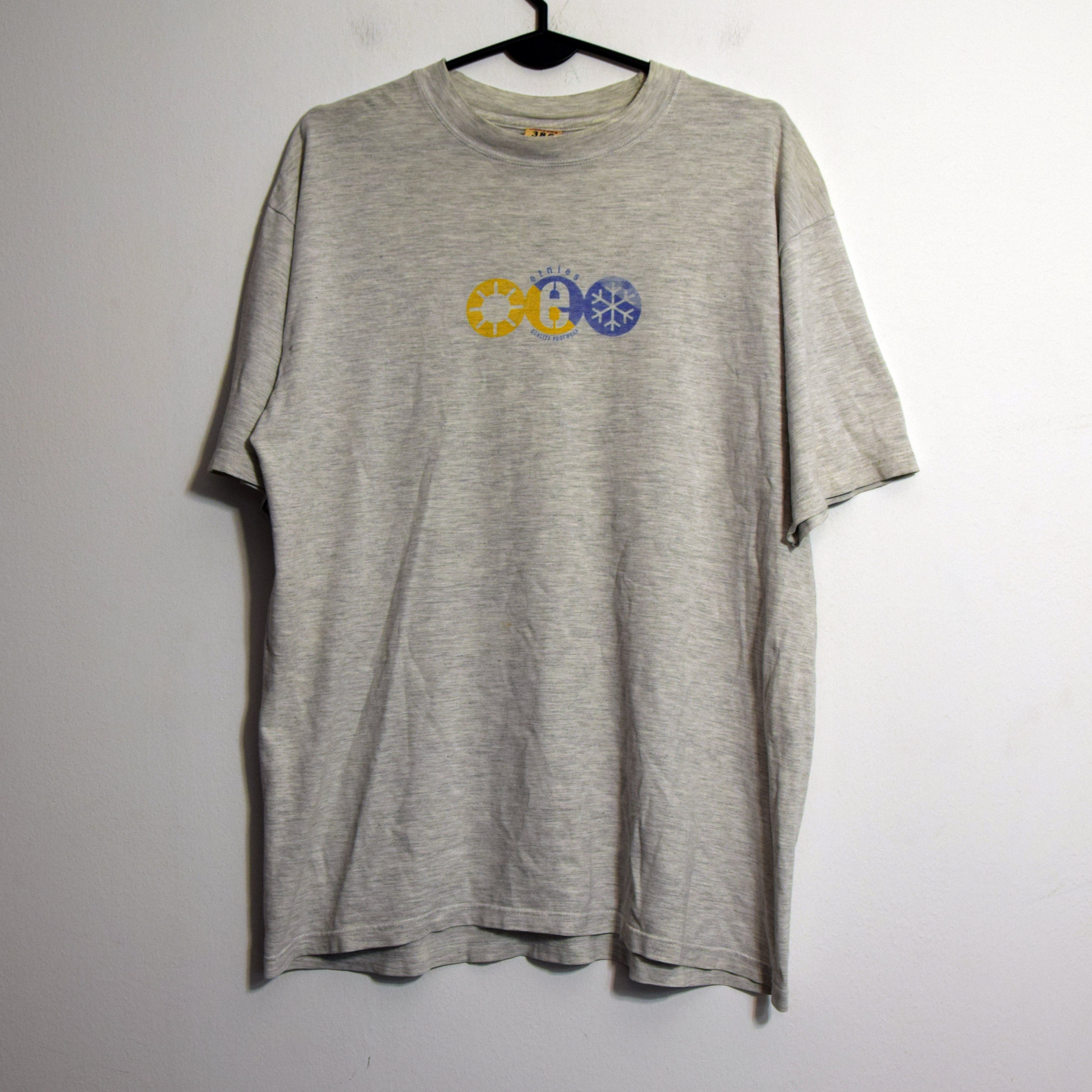 Etnies × Vintage 90s OG Etnies Skateboard Surfer SB Nike T-shirt L 