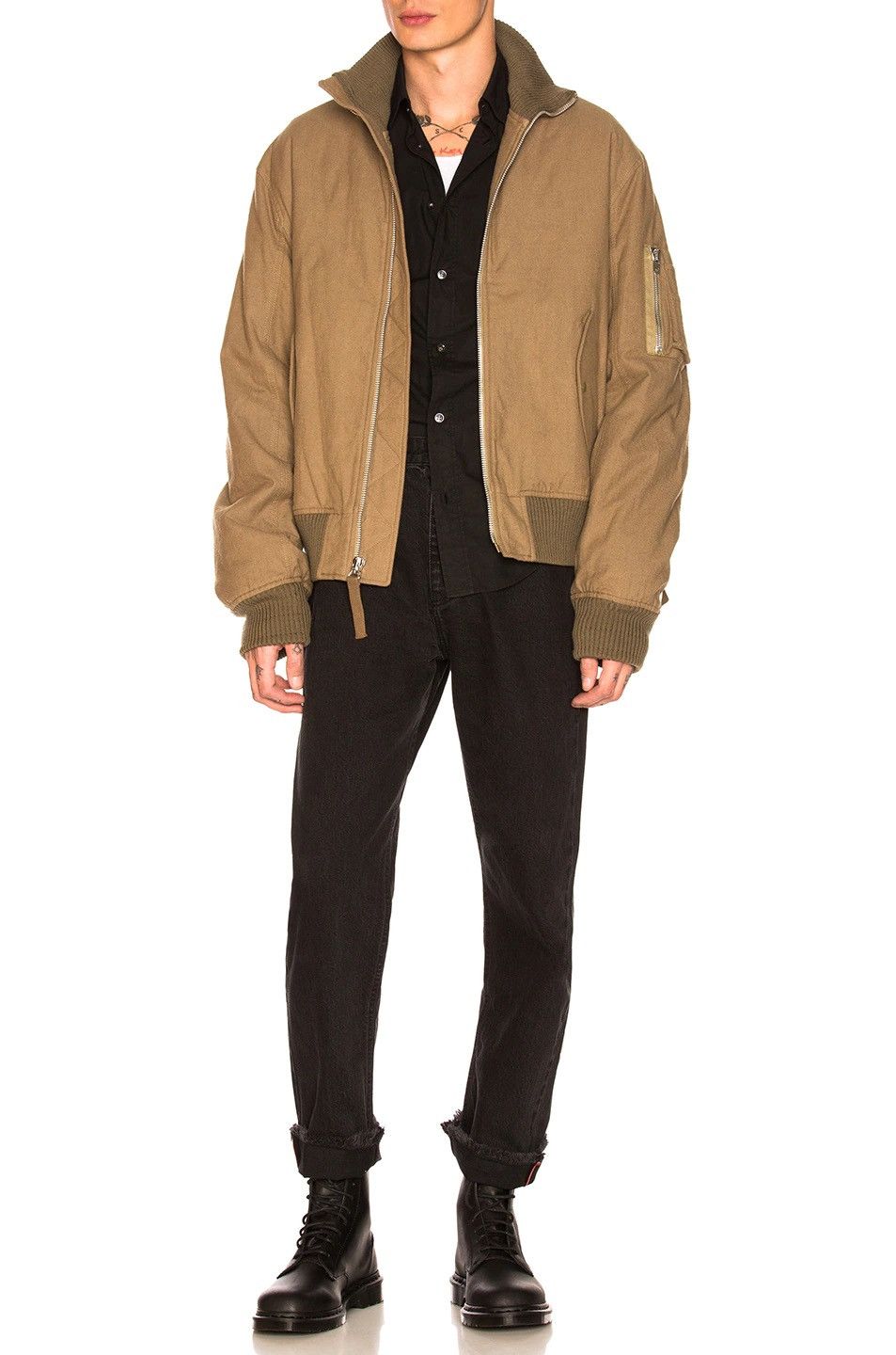 Helmut Lang Helmut Lang Re-Edition Bondage High-Collar Bomber Jacket Size US L / EU 52-54 / 3 - 4 Thumbnail