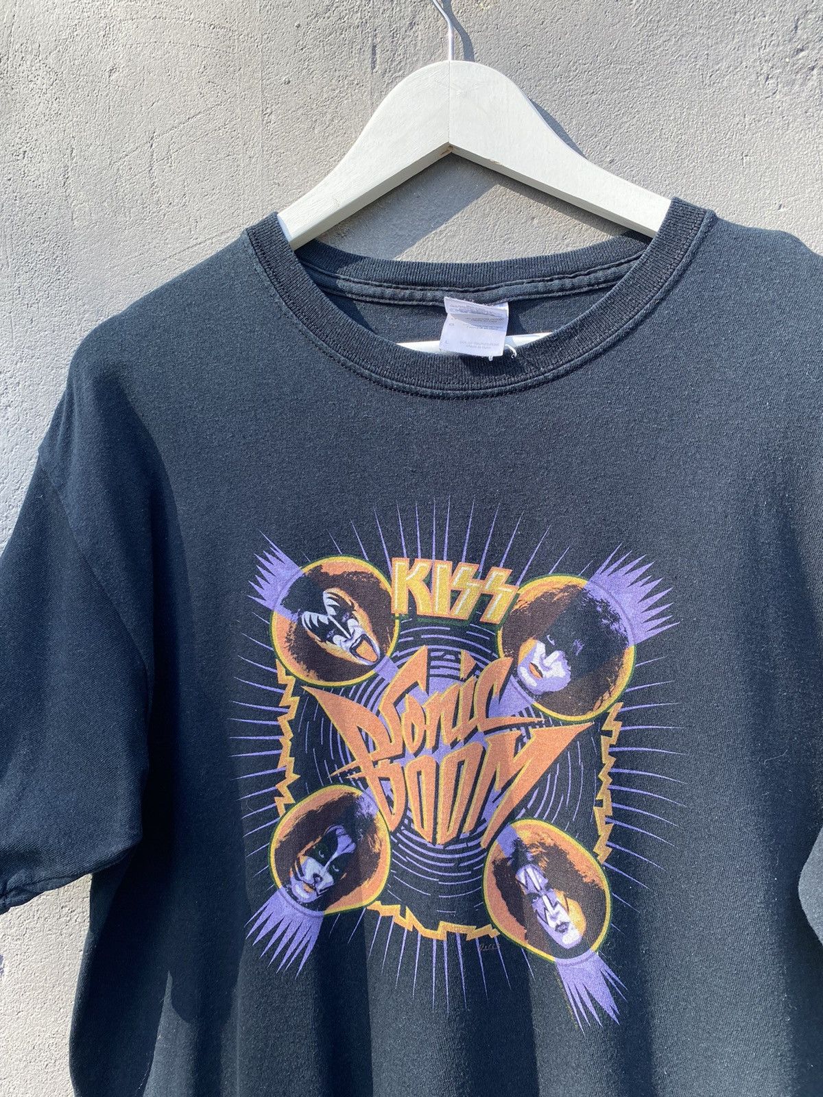 Band Tees Vintage KISS Sonic Boom Faded Band T Shirt Size US L / EU 52-54 / 3 - 3 Thumbnail