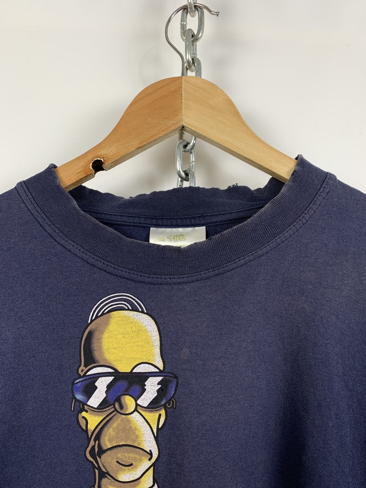 Cartoon Network Vintage Simpsons Homer And Bart Agent FBI Long Sleeve Shirt Size US M / EU 48-50 / 2 - 5 Thumbnail