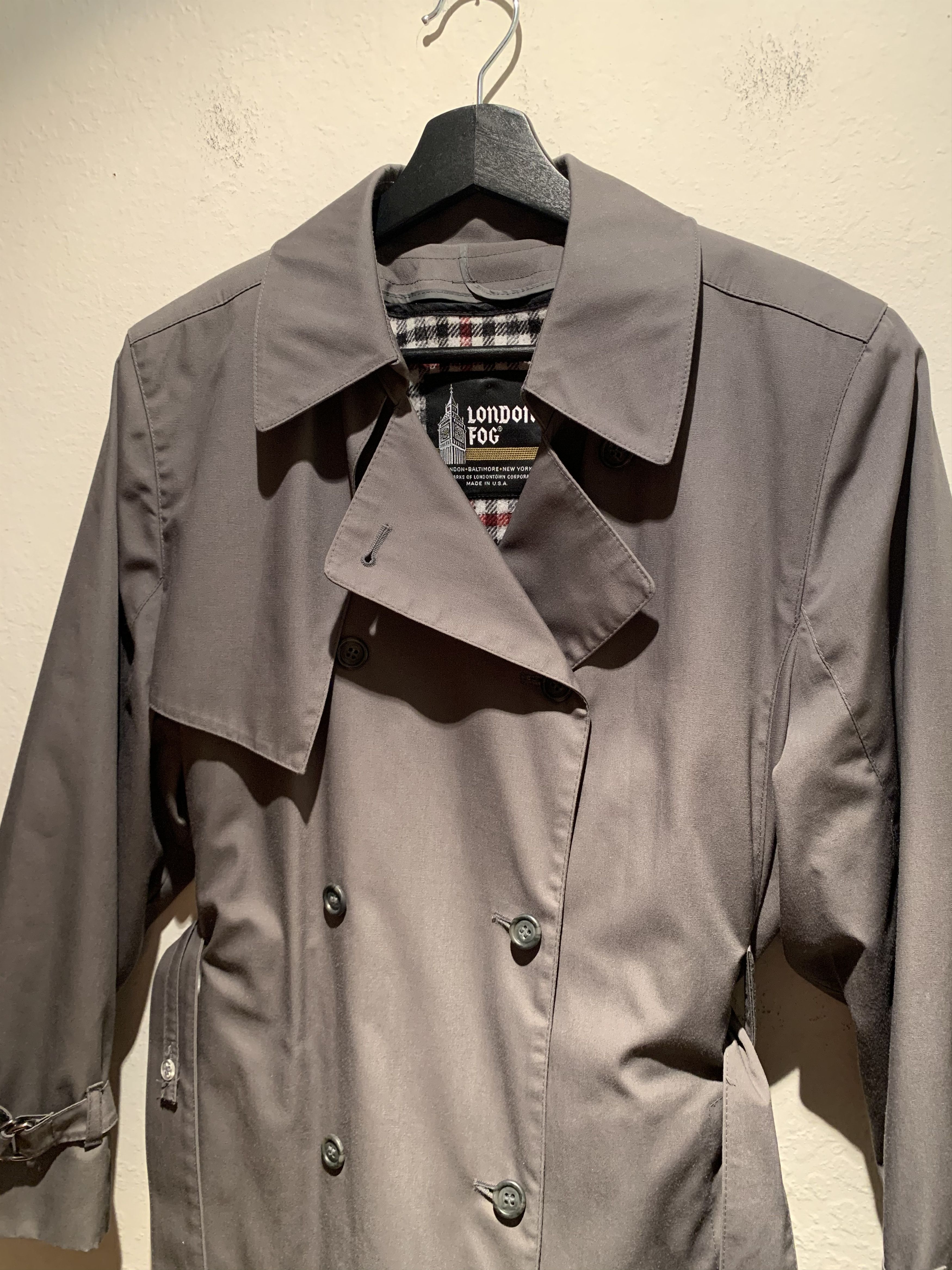 London Fog × Vintage *RARE* Vintage London Fog USA-Made Trench Coat Size L / US 10 / IT 46 - 2 Thumbnail