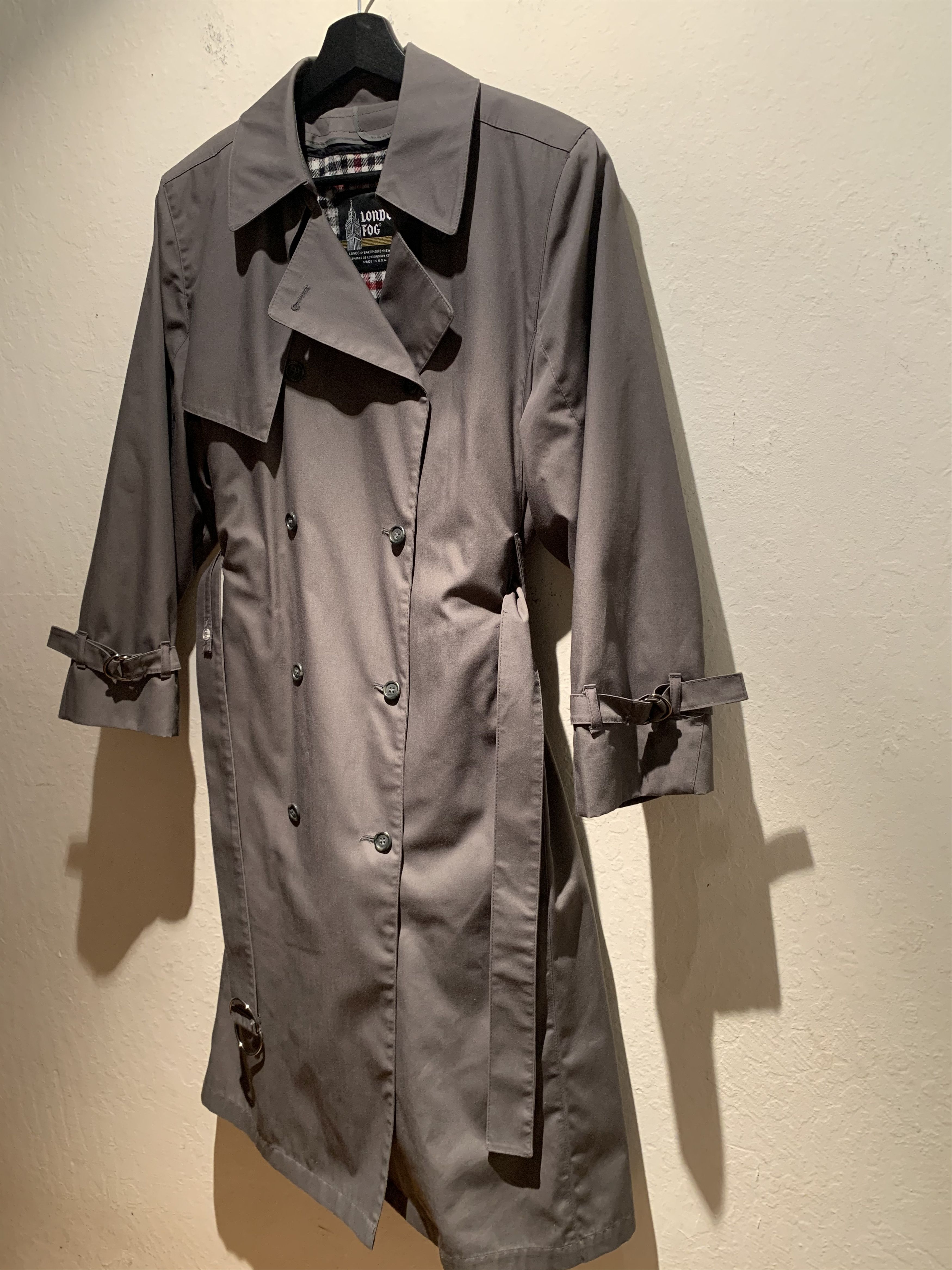 London Fog × Vintage *RARE* Vintage London Fog USA-Made Trench Coat Size L / US 10 / IT 46 - 1 Thumbnail