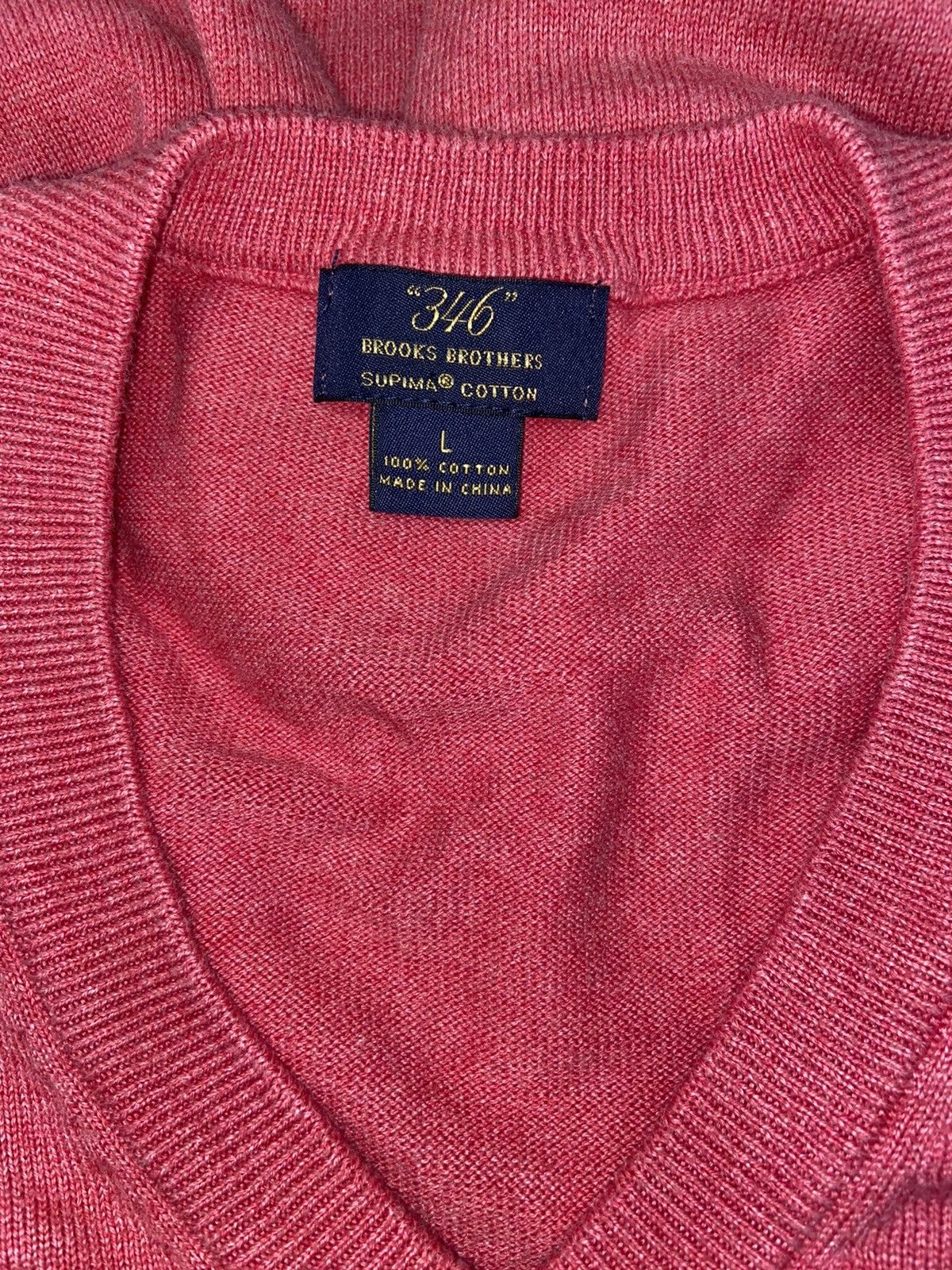 Brooks Brothers VTG 90s Brooks Brothers Red Supima Cotton Pullover Vest Sz L Size US L / EU 52-54 / 3 - 6 Thumbnail