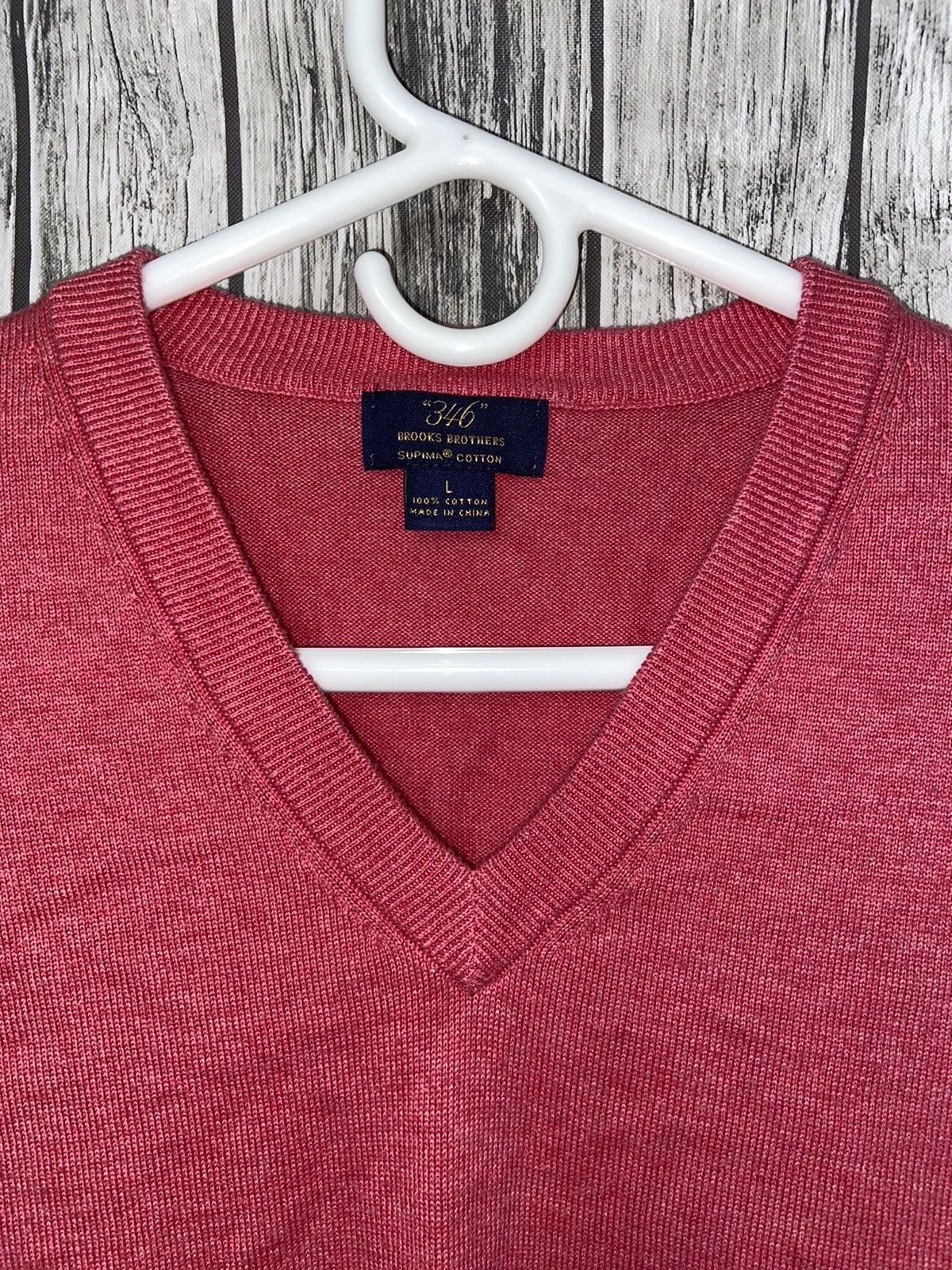 Brooks Brothers VTG 90s Brooks Brothers Red Supima Cotton Pullover Vest Sz L Size US L / EU 52-54 / 3 - 5 Thumbnail