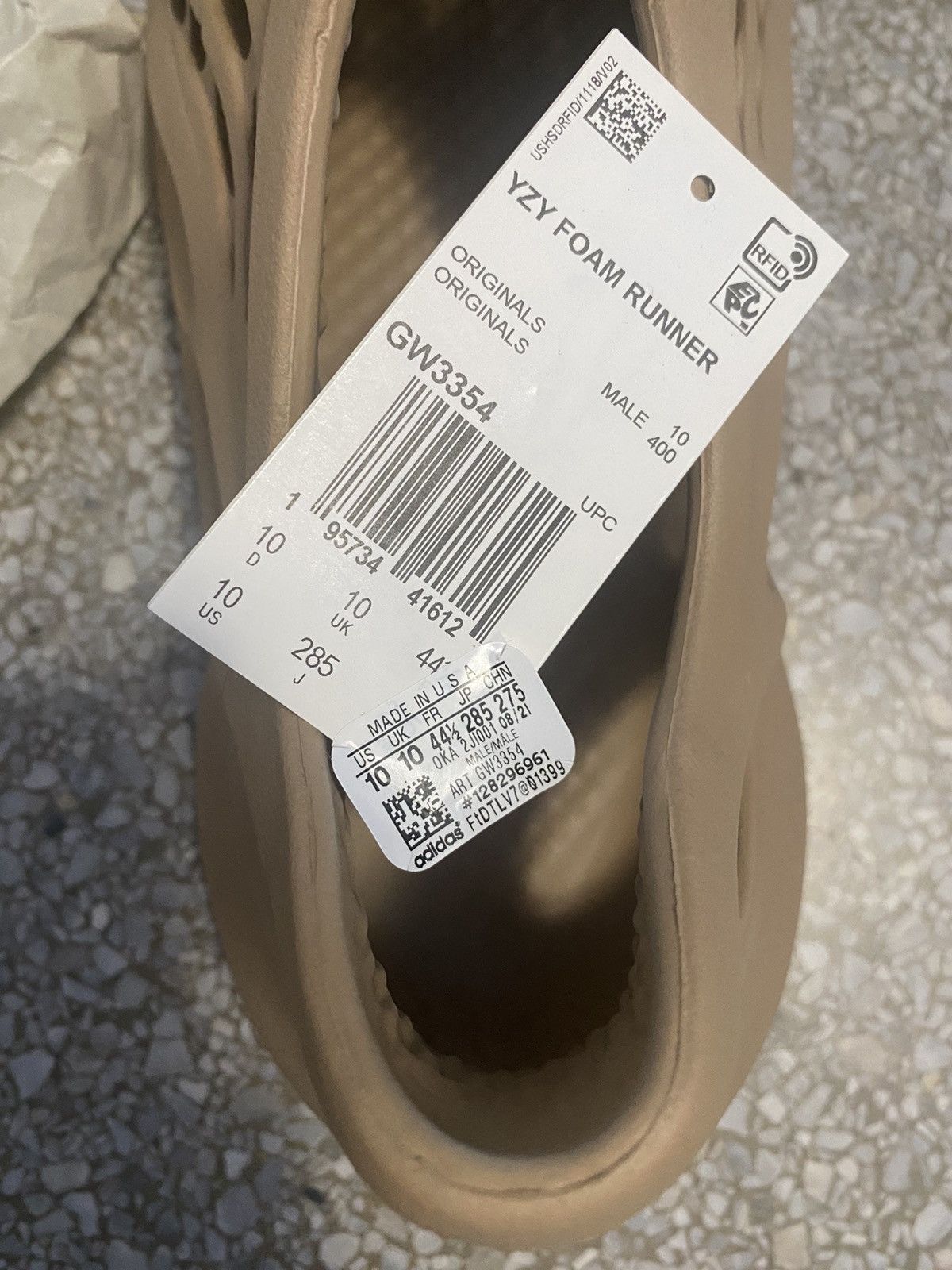 Adidas × Kanye West adidas Yeezy Foam RNNR - Ochre Size US 10 / EU 43 - 8 Thumbnail