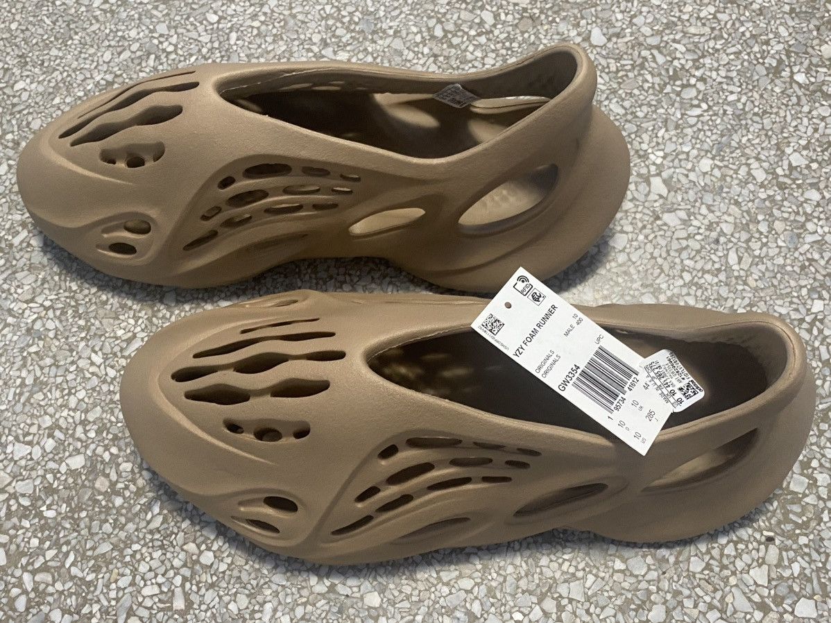 Adidas  Kanye West adidas Yeezy Foam RNNR - Ochre | Grailed