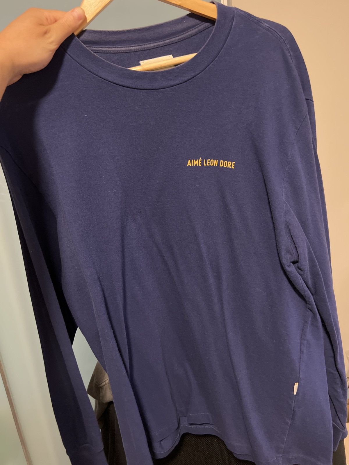 Aime Leon Dore Aime Leon Dore Long Sleeve Tee Navy Blue Size US L / EU 52-54 / 3 - 1 Thumbnail