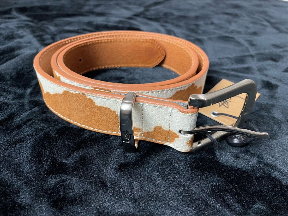 Stussy Stussy faux cow fur belt | Grailed