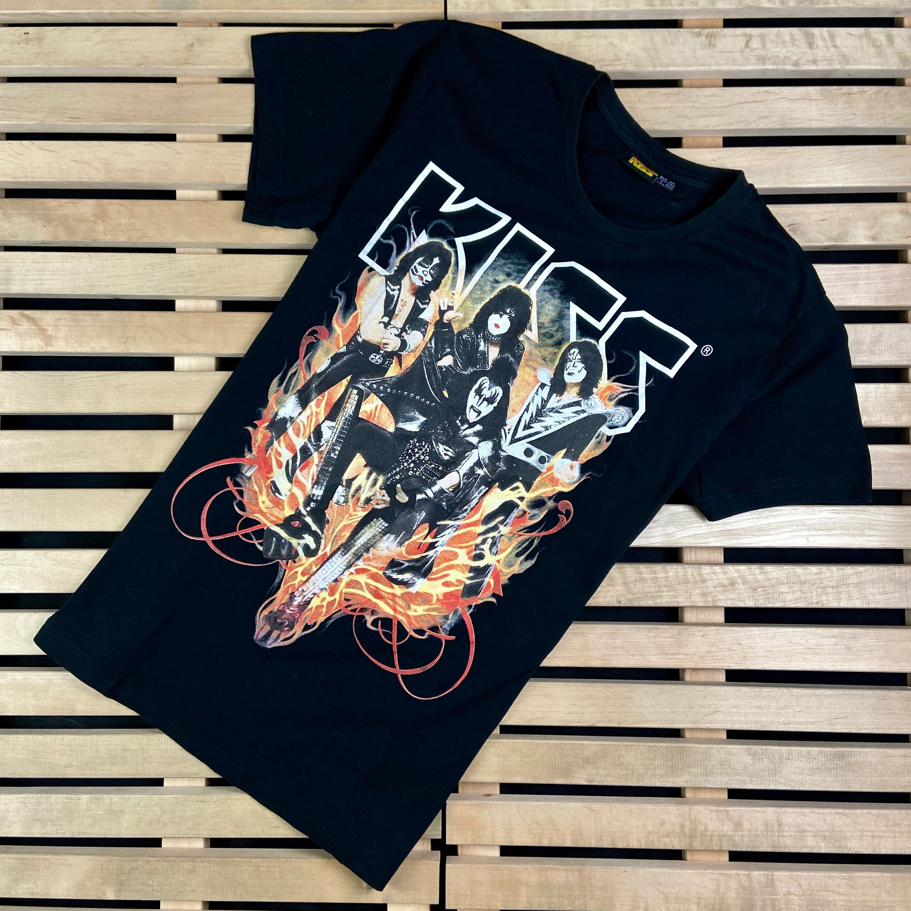 Band Tees × KISS × Vintage Mens Vintage T Shirt Kiss Size XL Size US XL / EU 56 / 4 - 1 Thumbnail