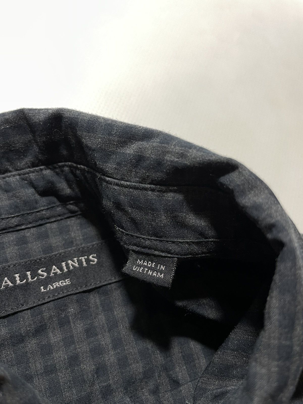Allsaints Allsaints Plaid Shirt Size US L / EU 52-54 / 3 - 4 Thumbnail