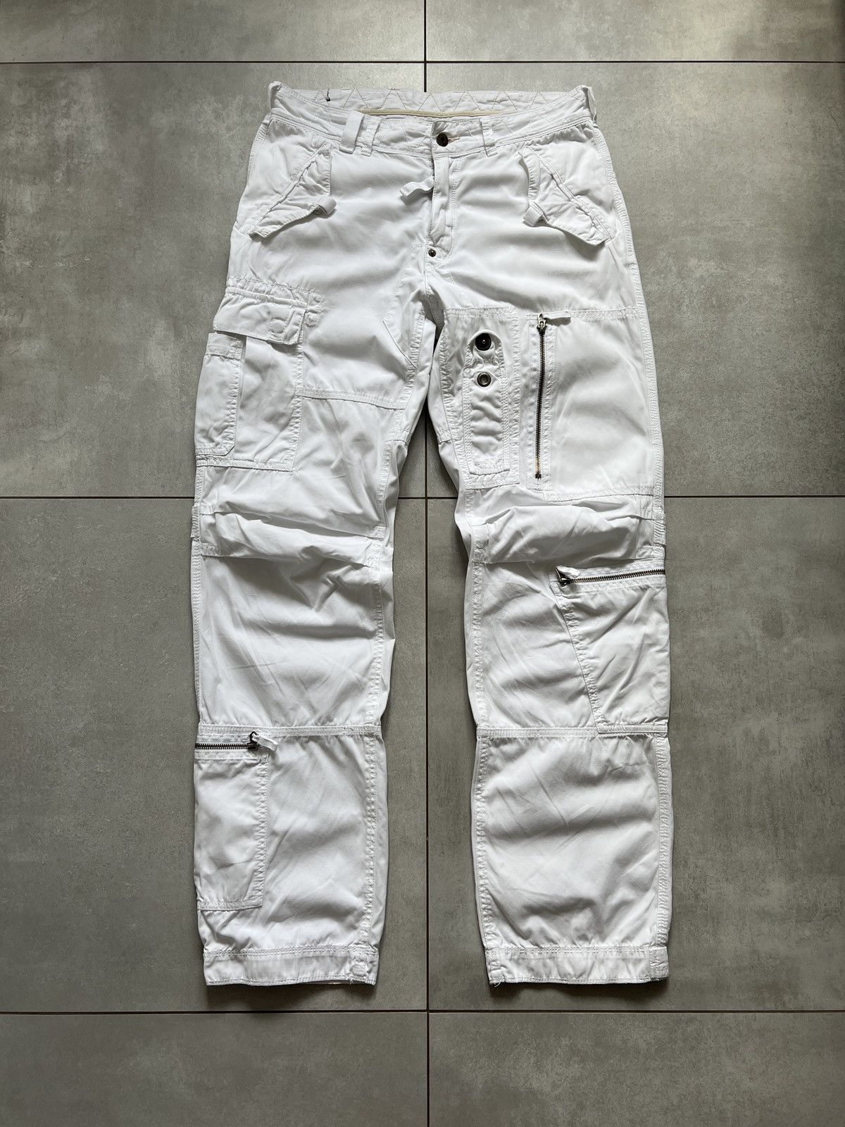 パンツ Polo Ralph Lauren 90s White Camo Pant Polo Ralph Lauren Cargo Pants Men's 36x30 White | eBay