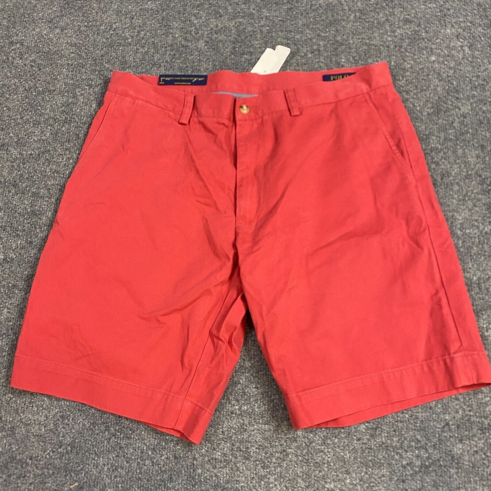 Polo Ralph Lauren Shorts 35 Red Salmon Classic Fit 9 NEW Bottoms