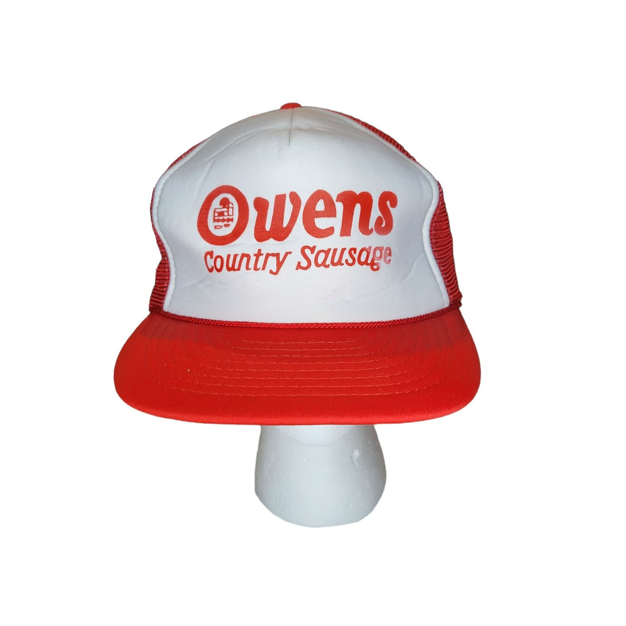 Nissin Vintage Nissin Owens Country Sausage String Trucker Hat OS Grailed