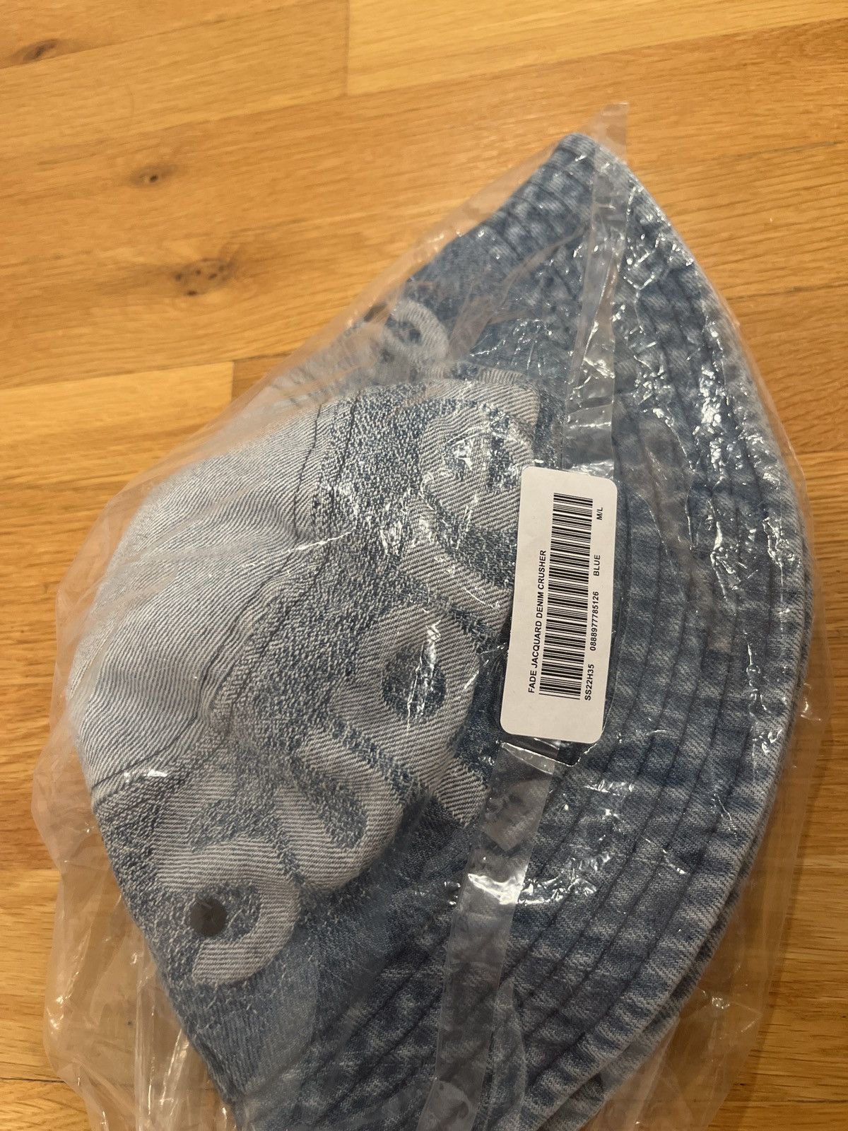 Supreme Supreme Denim Crusher Fade Jacquard M/L | Grailed