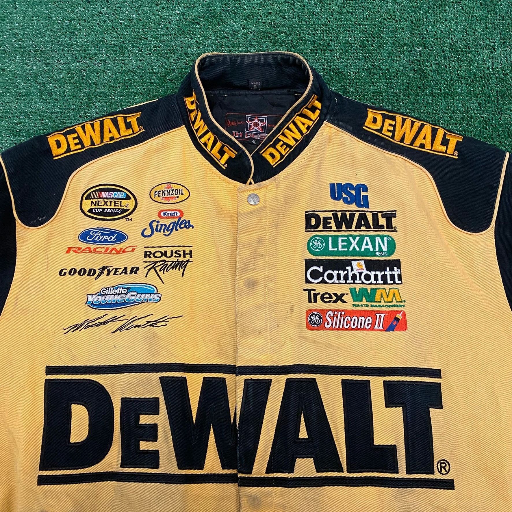 NASCAR Dewalt Vintage NASCAR Racing Jacket Size US XL / EU 56 / 4 - 2 Thumbnail