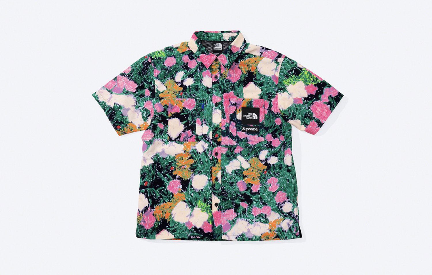 Supreme × The North Face Supreme The North Face Floral Trekking S/S Shirt  Medium | Grailed