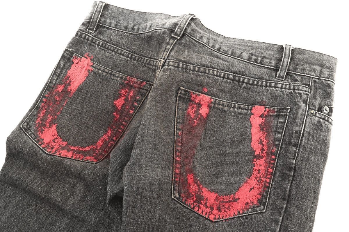John Galliano John galliano painted denim pants Size US 29 - 7 Thumbnail